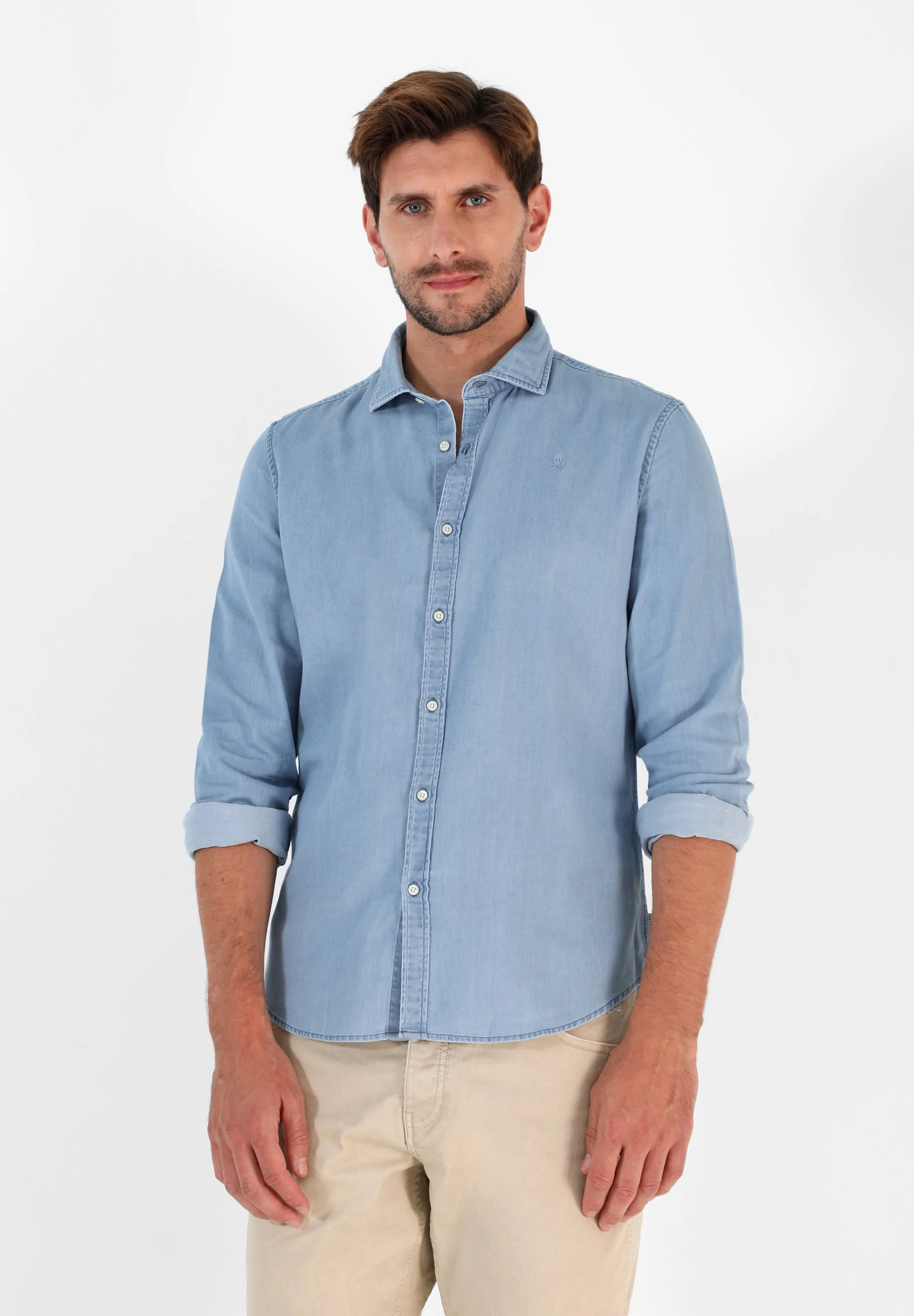 CAMISA DENIM BÁSICA - Image 2