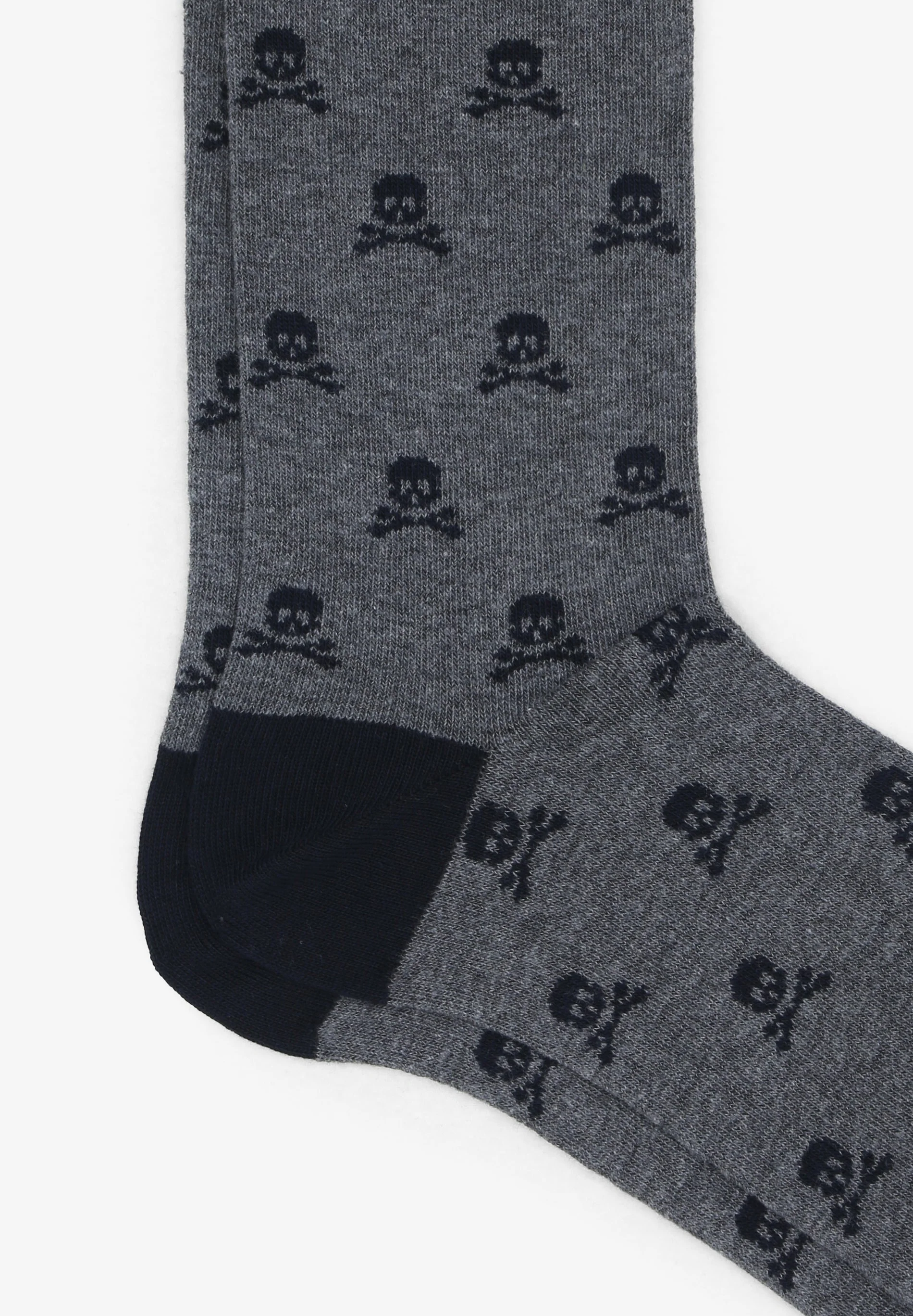 SKULL PRINT SOCKS - Image 2
