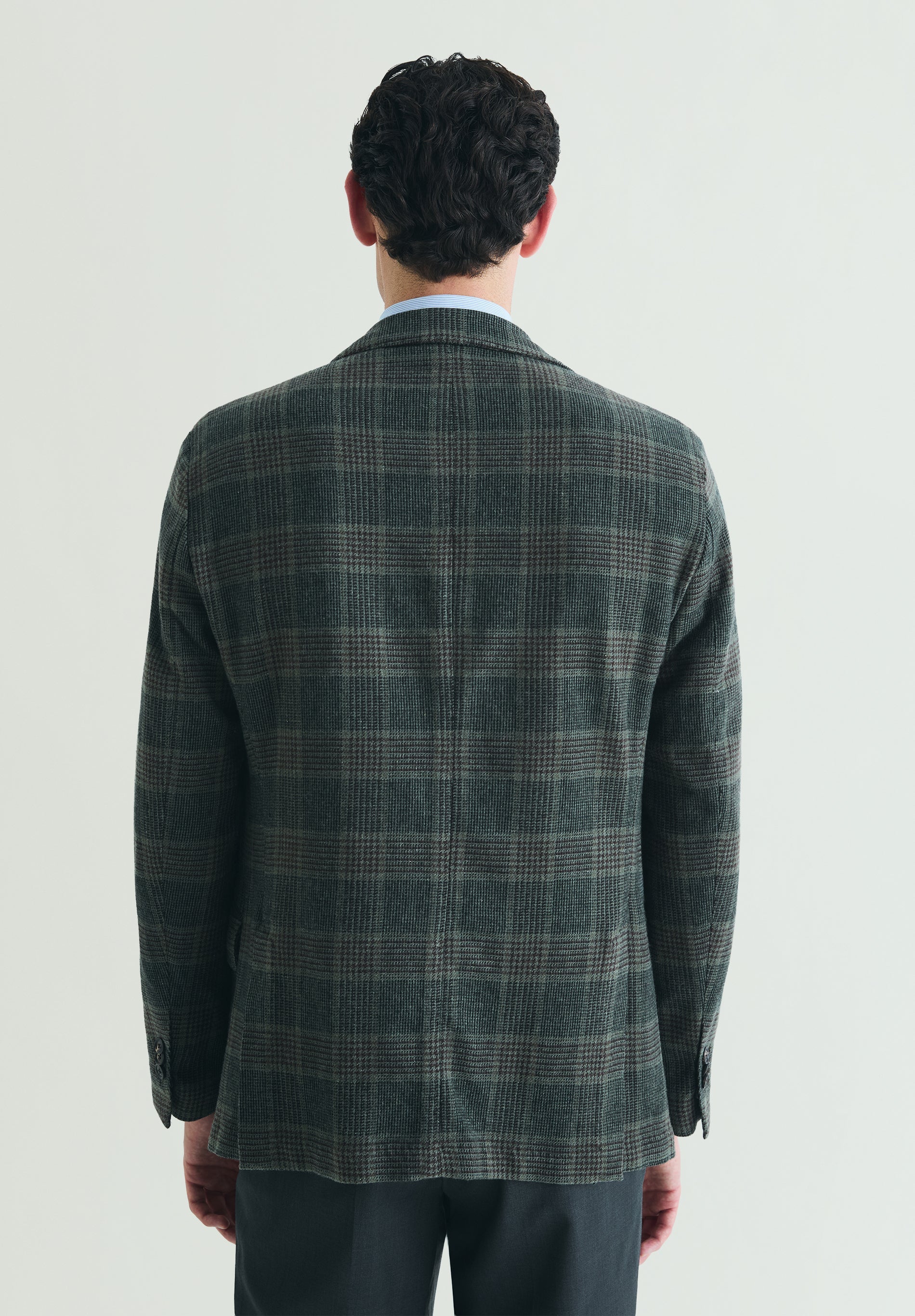 WOOL CHECK BLAZER - Image 4