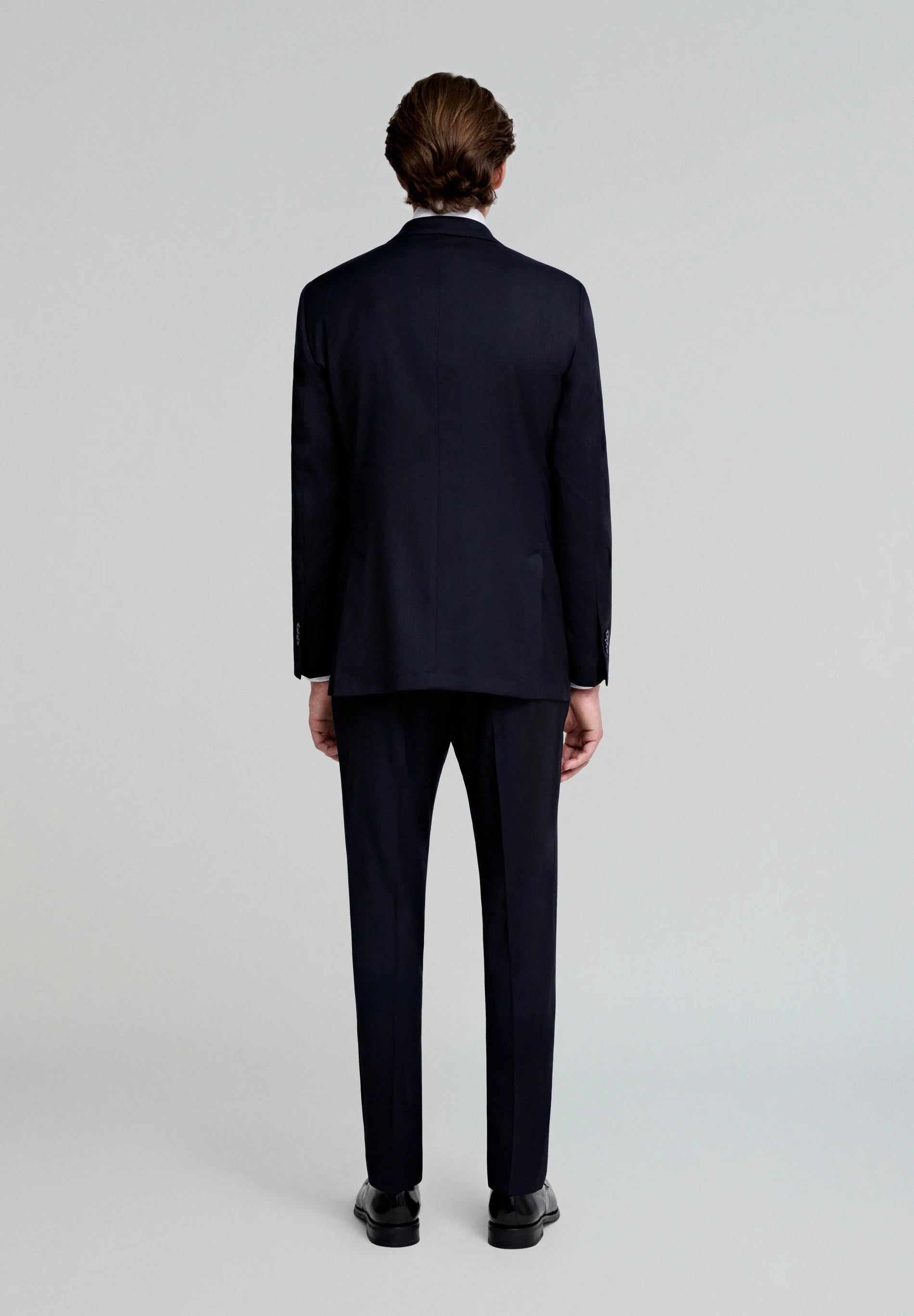 COSTUME EN LAINE BLEU MARINE - Image 2