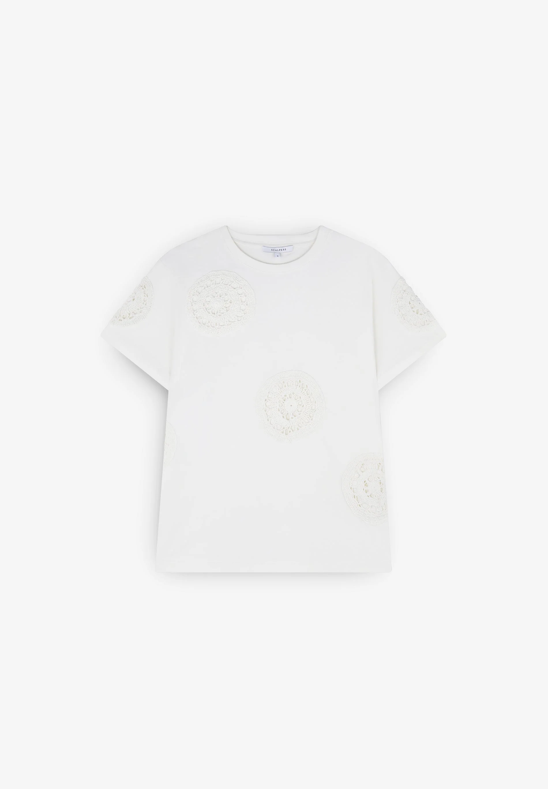 T-SHIRT WITH CROCHET DETAILS - Image 5