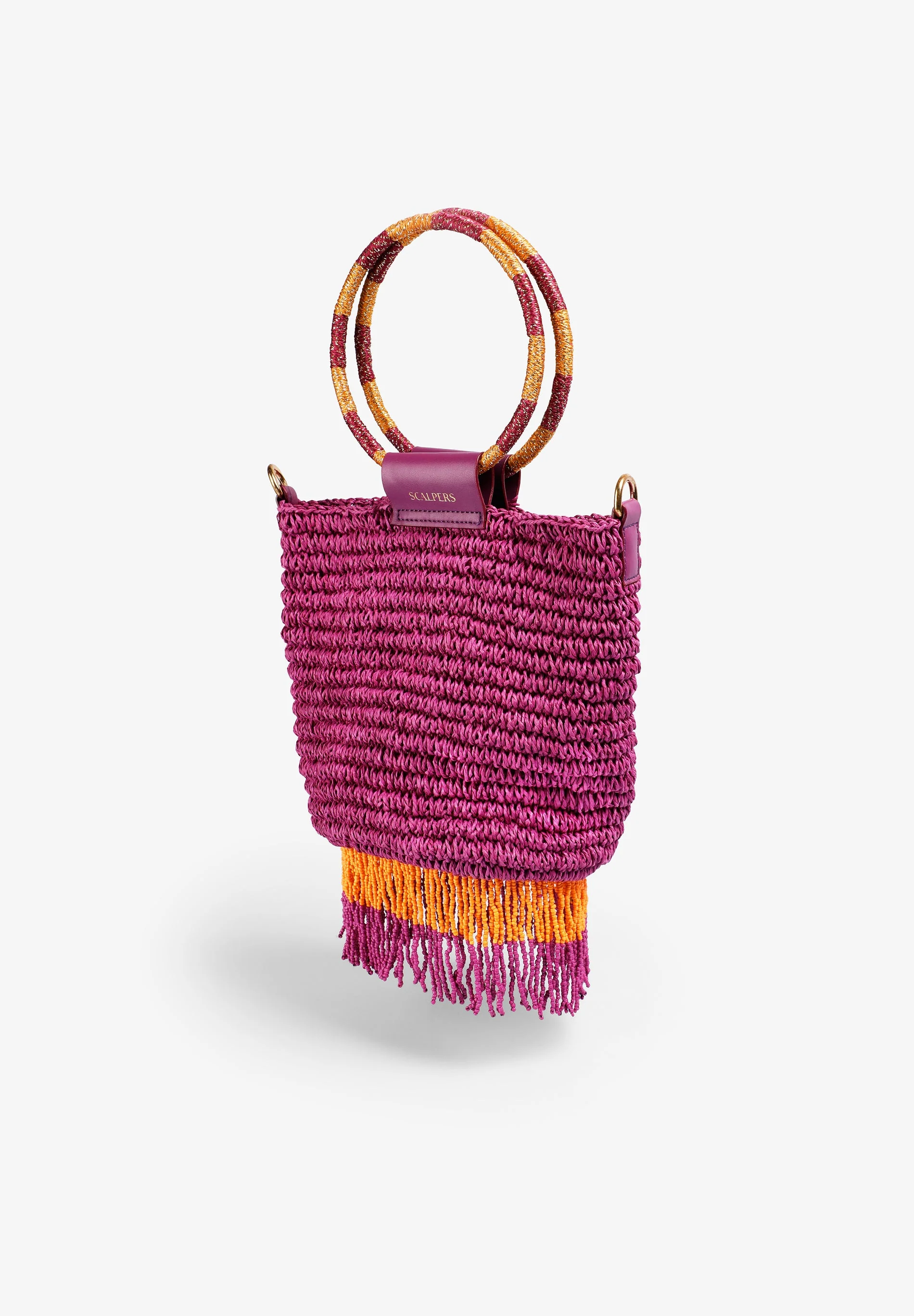 SC PAR BEADS FRINGED BAG - Image 3