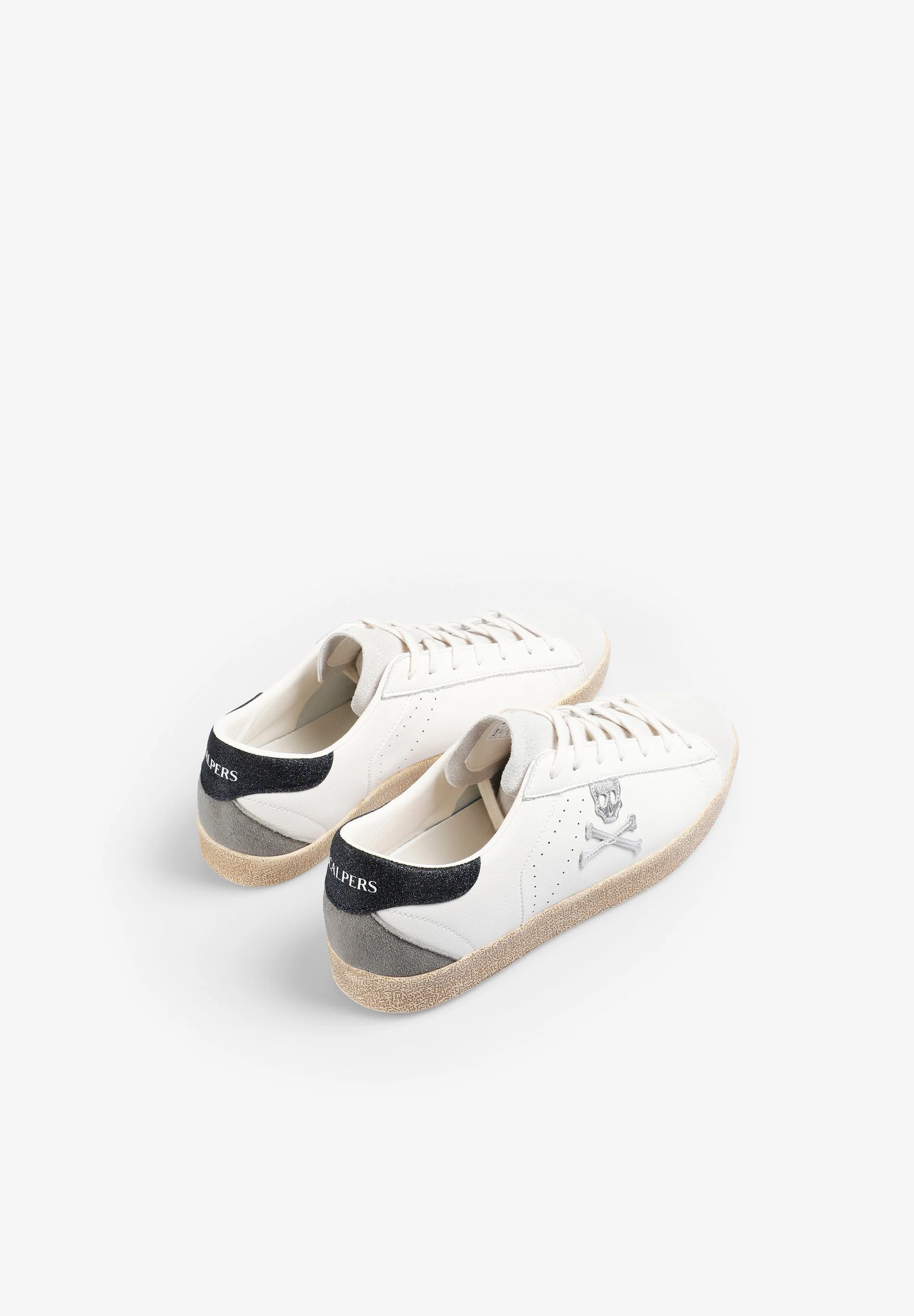 LOW TOP SNEAKERS WITH ANIMAL PRINT SKULL - Image 3