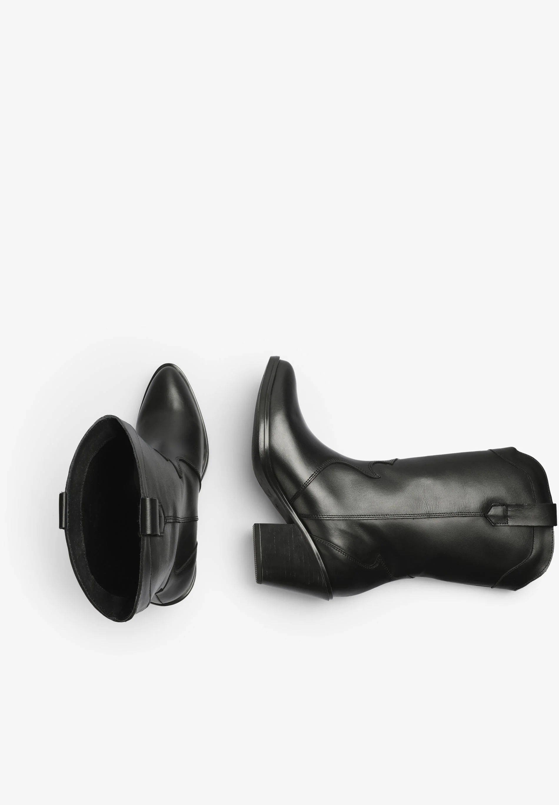 LEATHER ANKLE BOOTS - Image 4