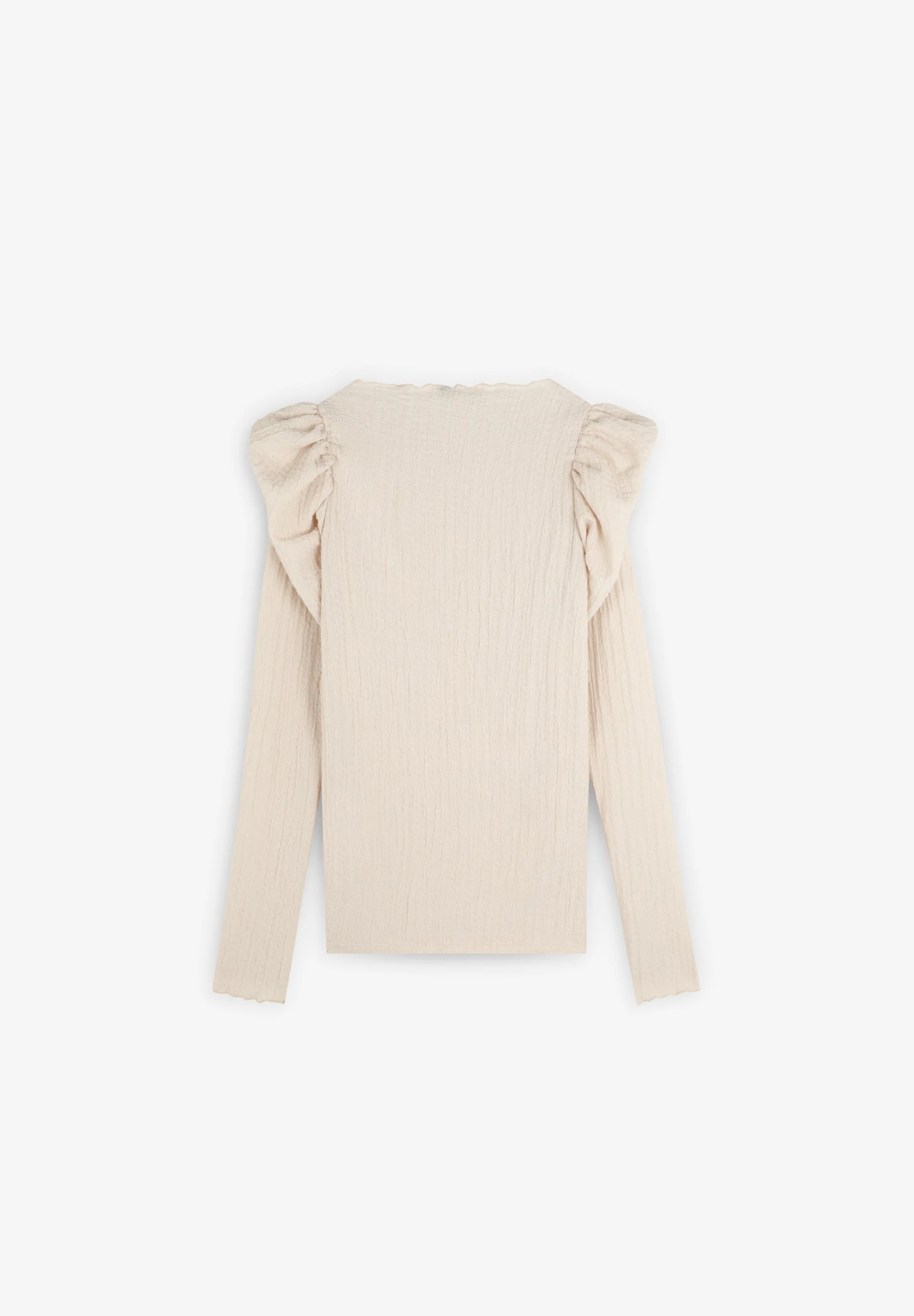 LONG SLEEVE RUFFLED T-SHIRT - Image 6