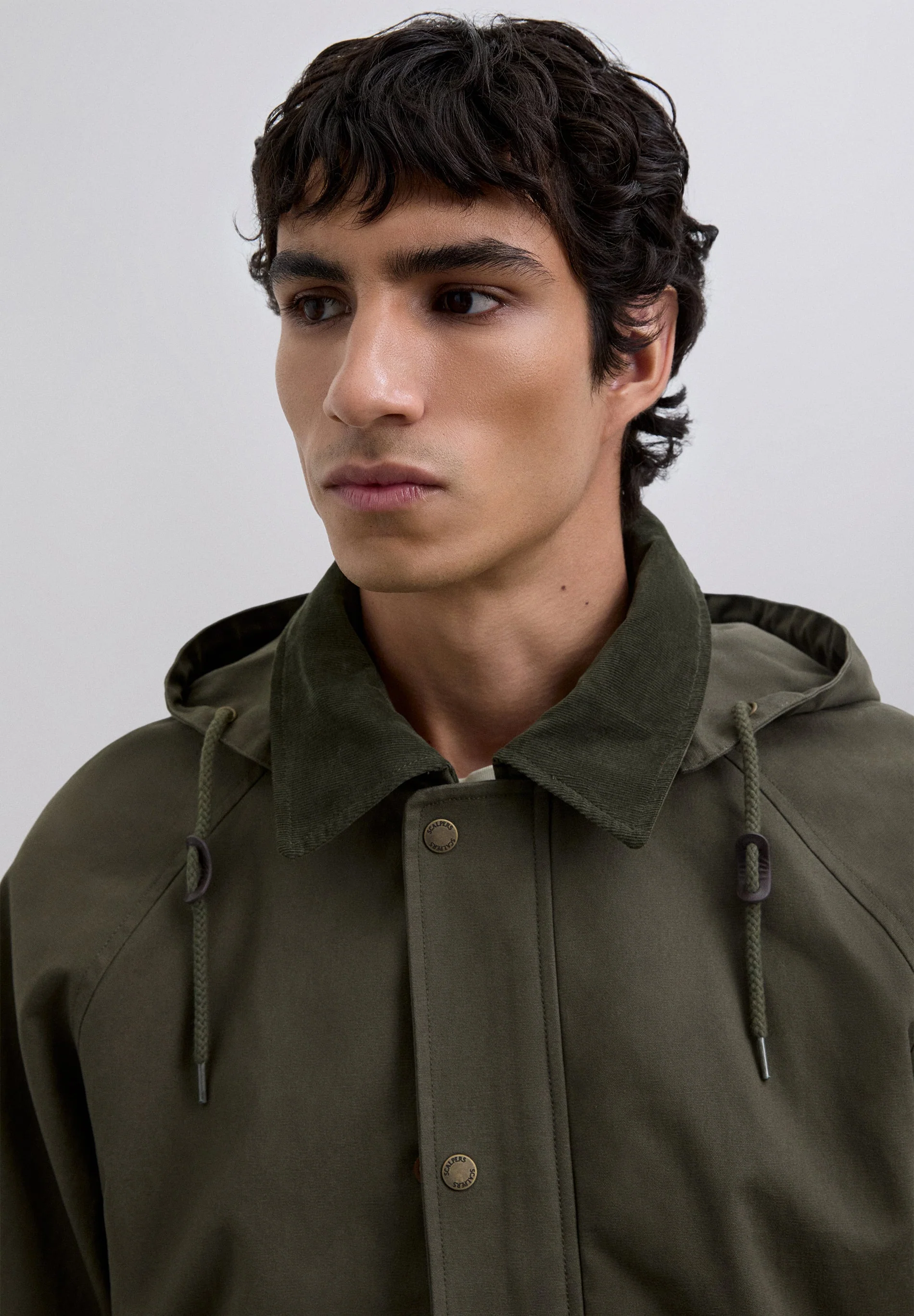 COTTON JACKET WITH HOOD - Image 8