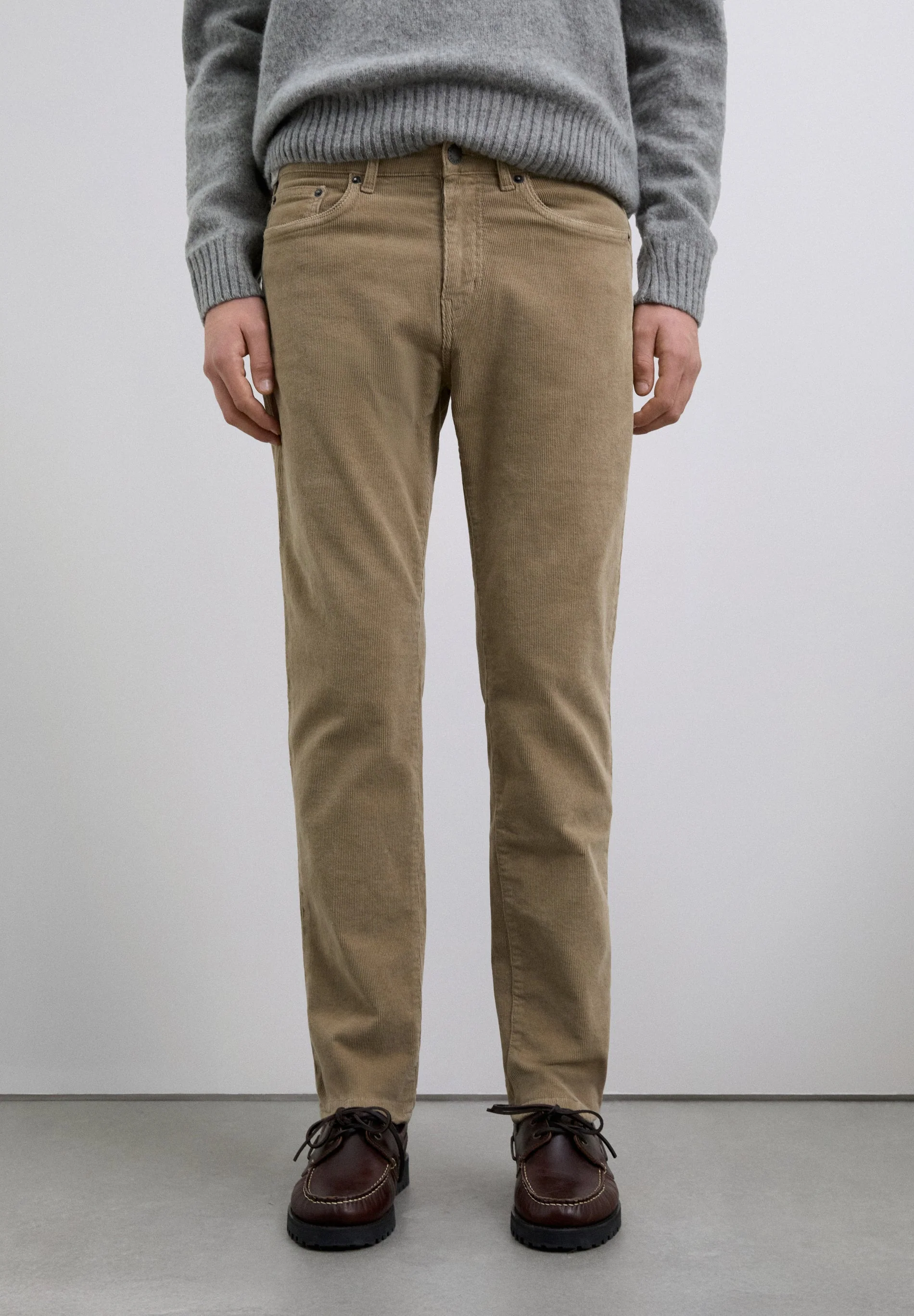 REGULAR FIT CORDUROY TROUSERS - Image 2
