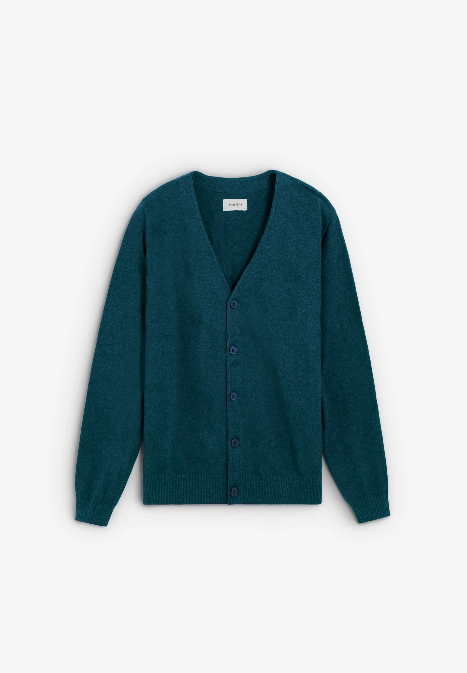 V-NECK CARDIGAN WITH SKULL - Image 5