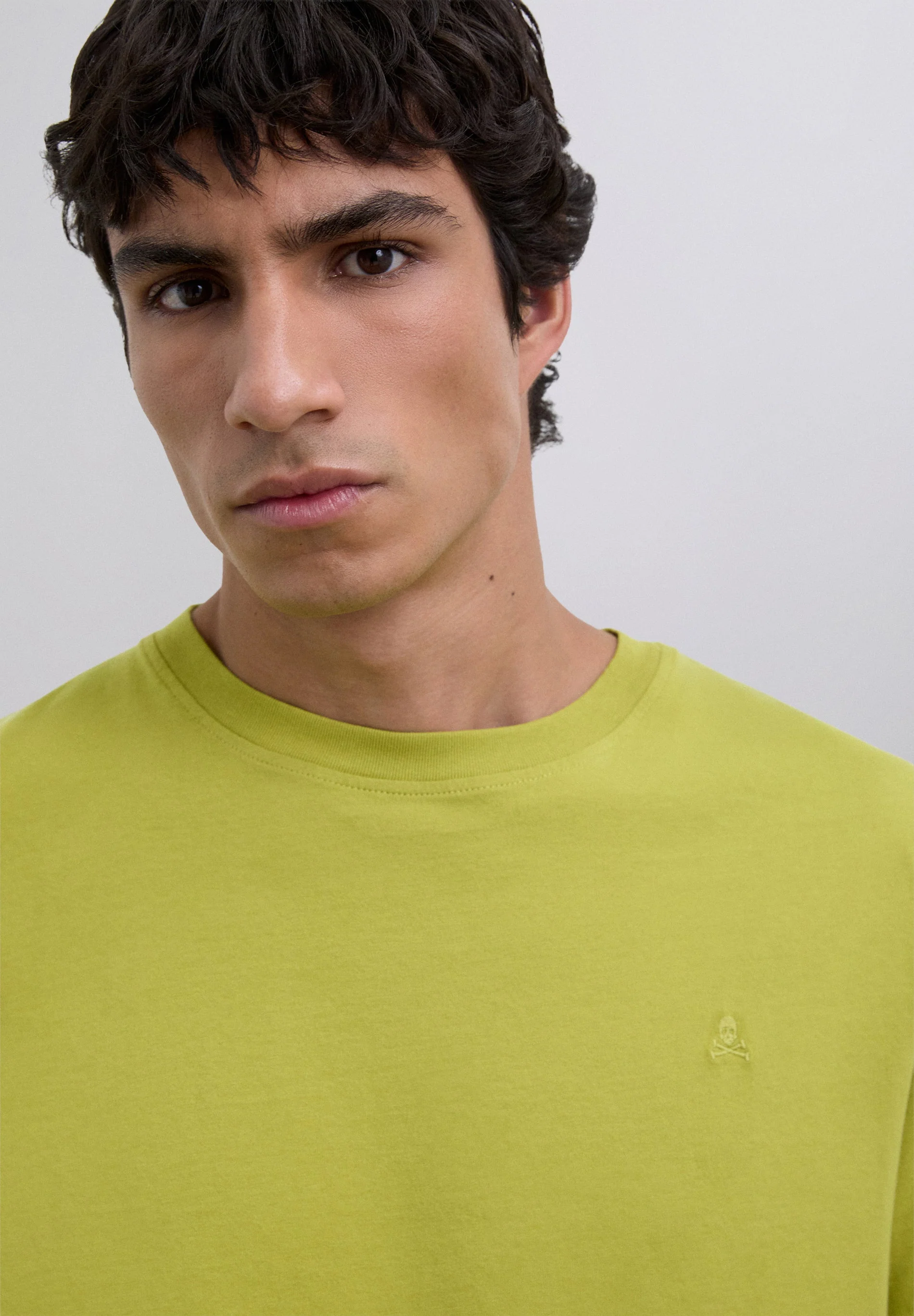 EMBROIDERED SKULL T-SHIRT - Image 3