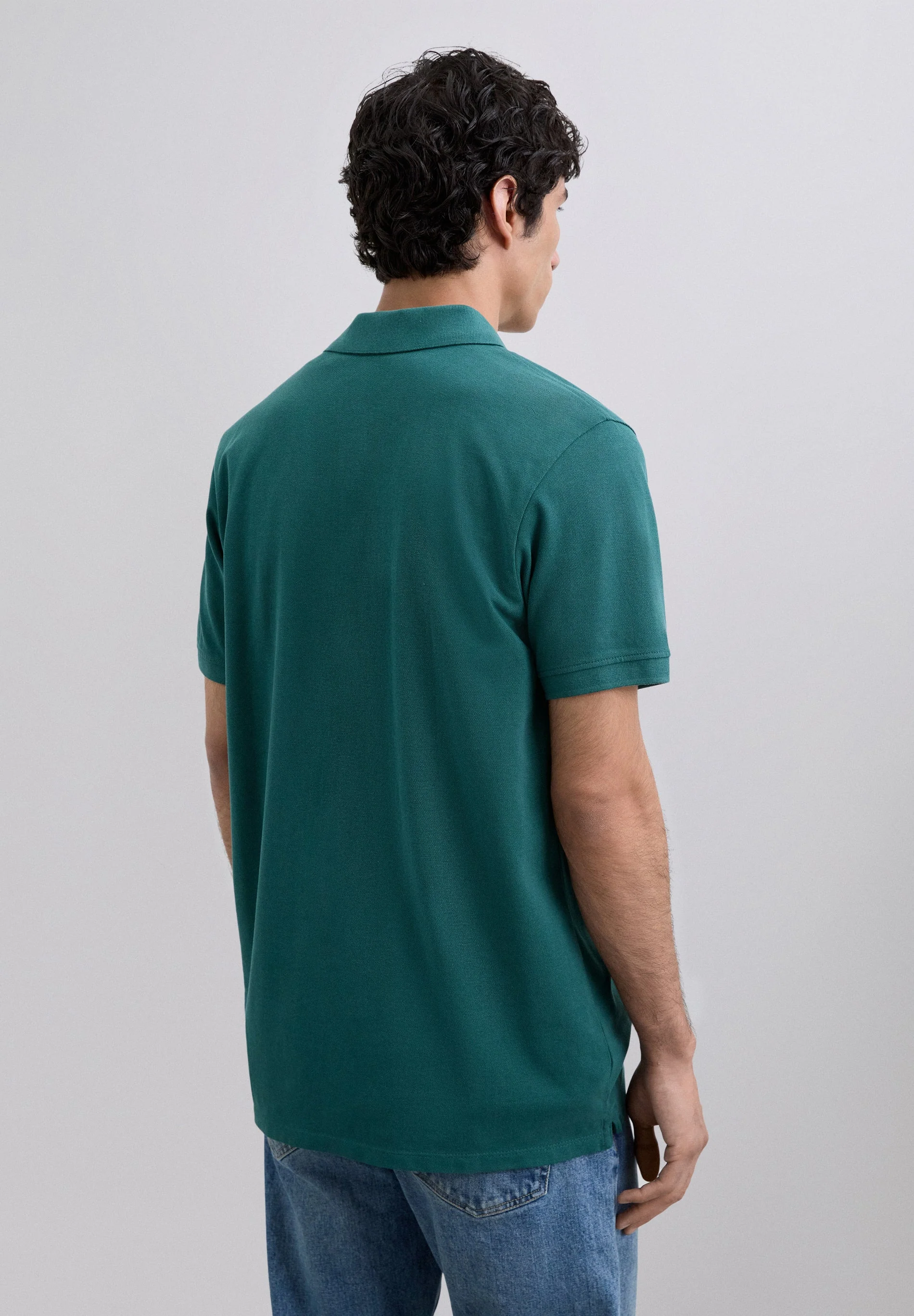 EMBROIDERED PIQUÉ POLO SHIRT - Image 4
