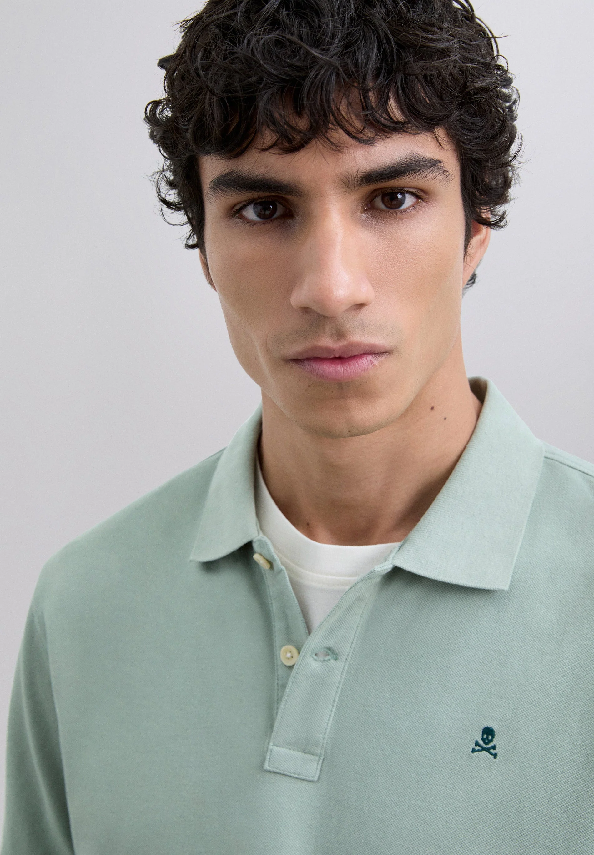 EMBROIDERED PIQUÉ POLO SHIRT - Image 3