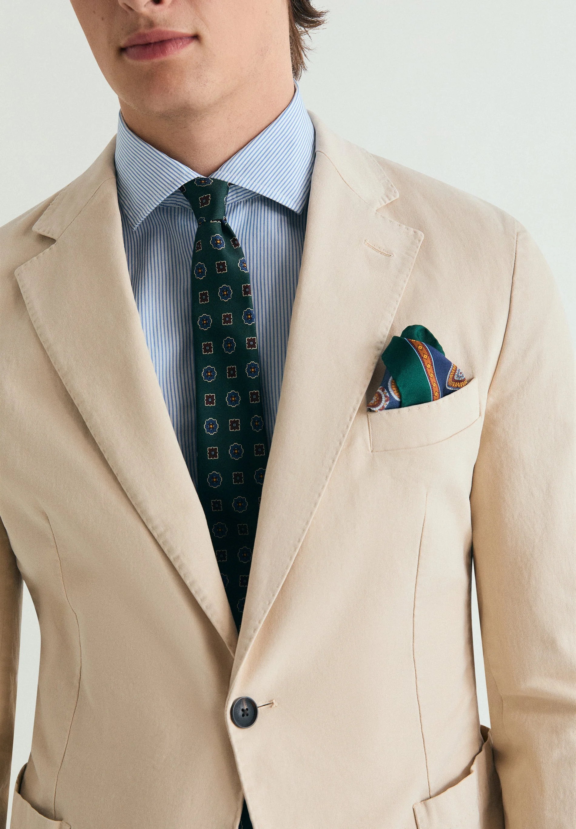 LIGHTWEIGHT COTTON BLAZER - Image 6