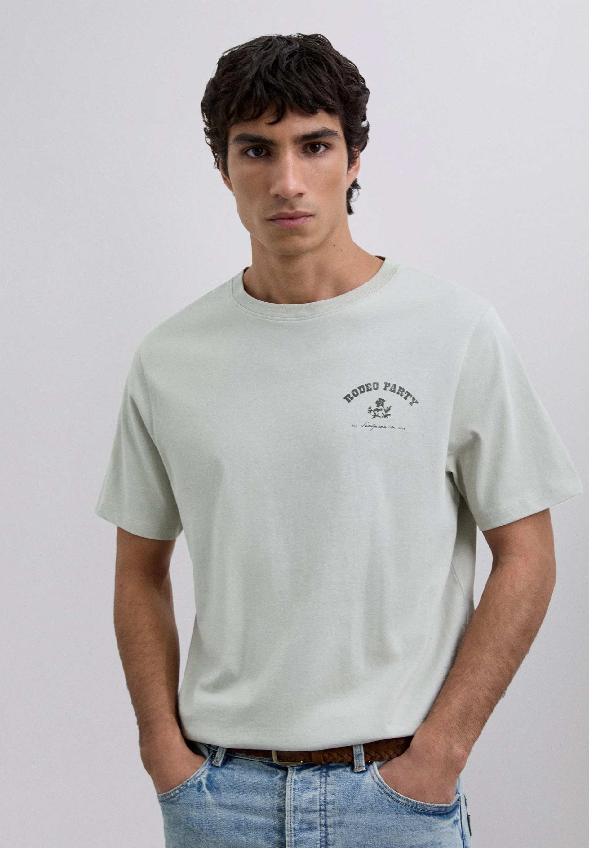 T-SHIRT WITH LOGO PRINT - Image 3