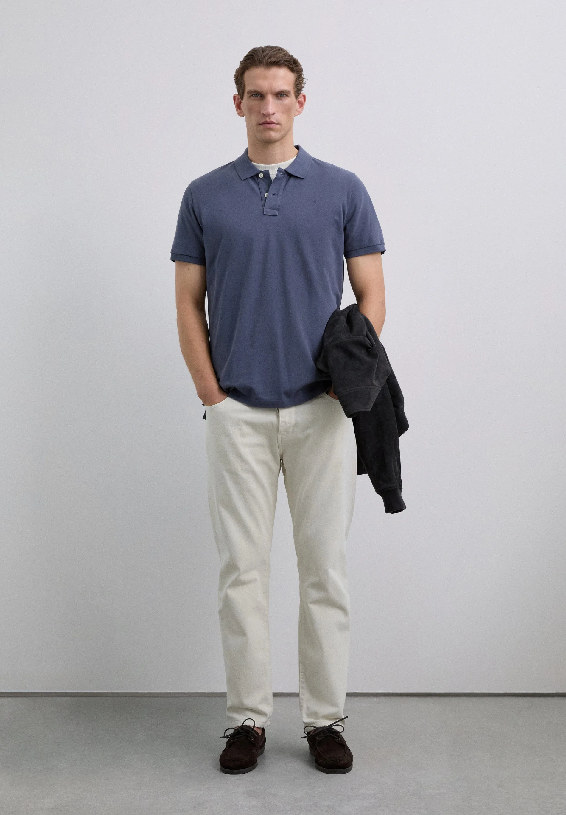 BASIC POLO SHIRT WITH SKULL - Image 2