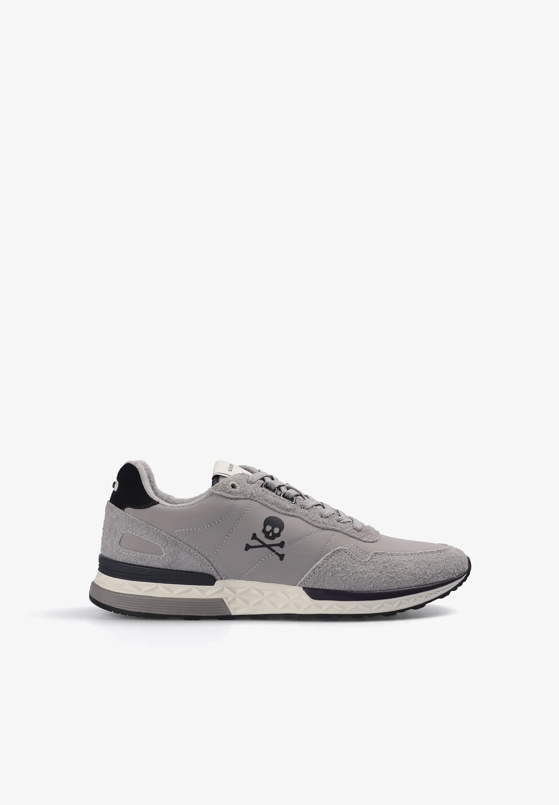 SUEDE SNEAKERS WITH SKULL