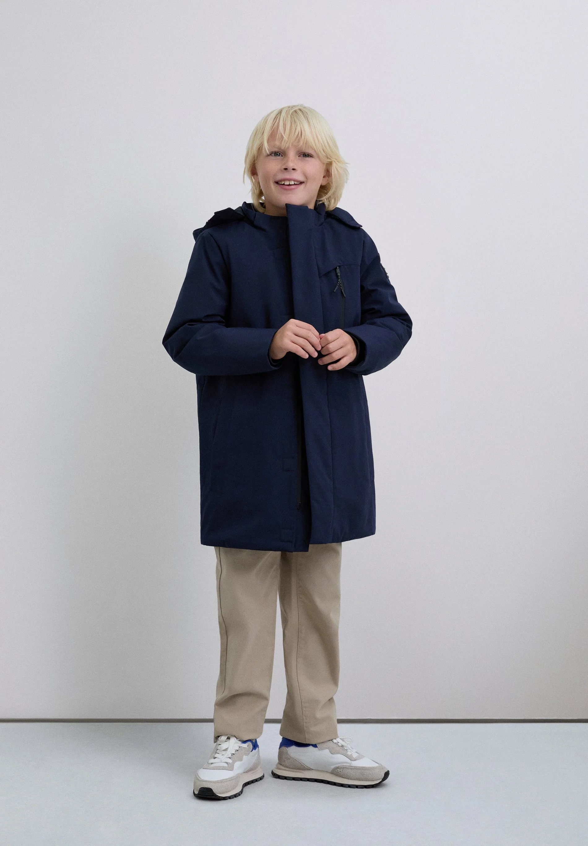 LONG PARKA WITH SIDE PATCH - Image 4