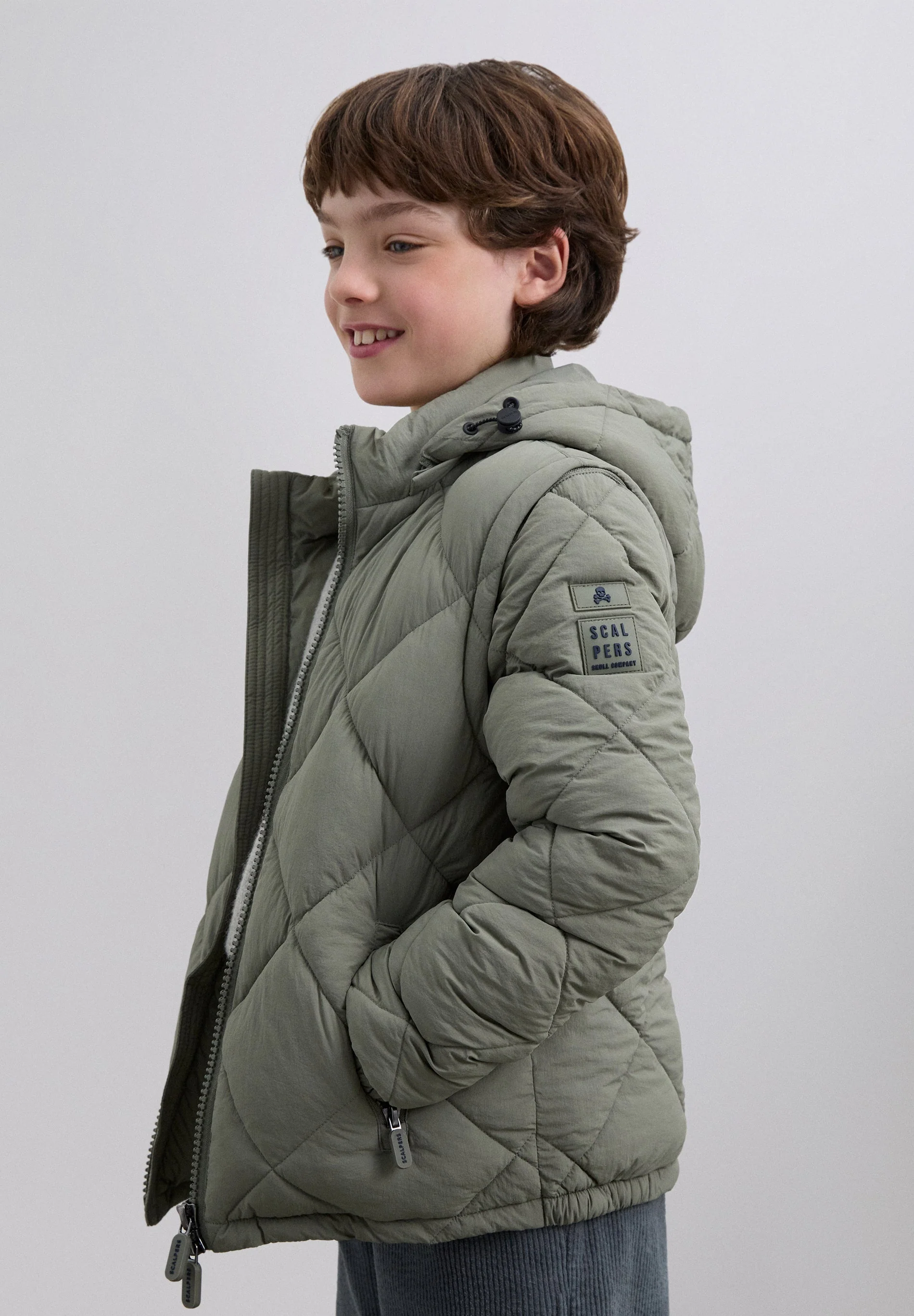 DETACHABLE QUILTED JACKET - Image 3