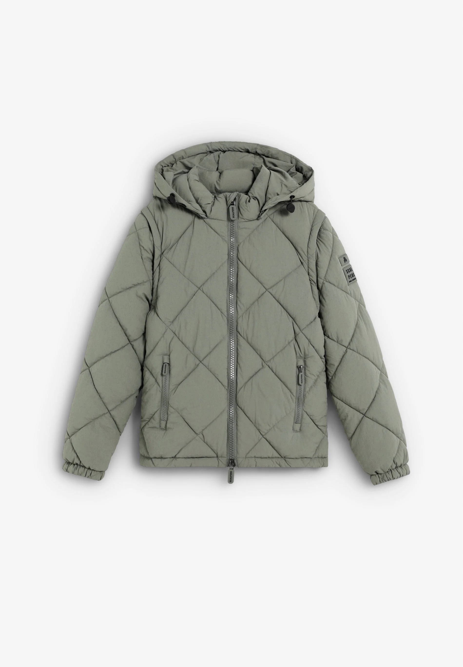 DETACHABLE QUILTED JACKET - Image 8