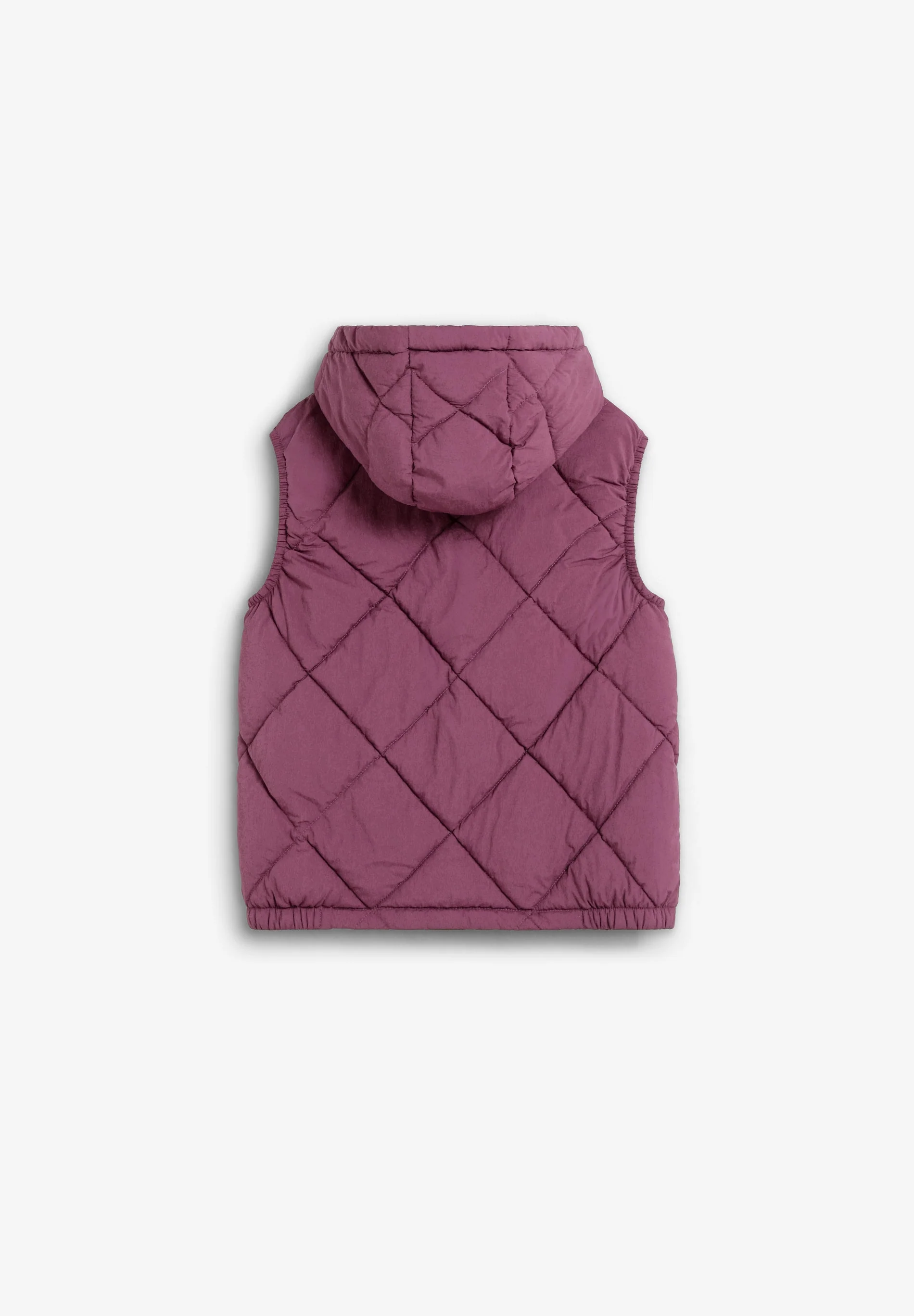 SKULL PUFFER VEST WITH HOOD - Image 5