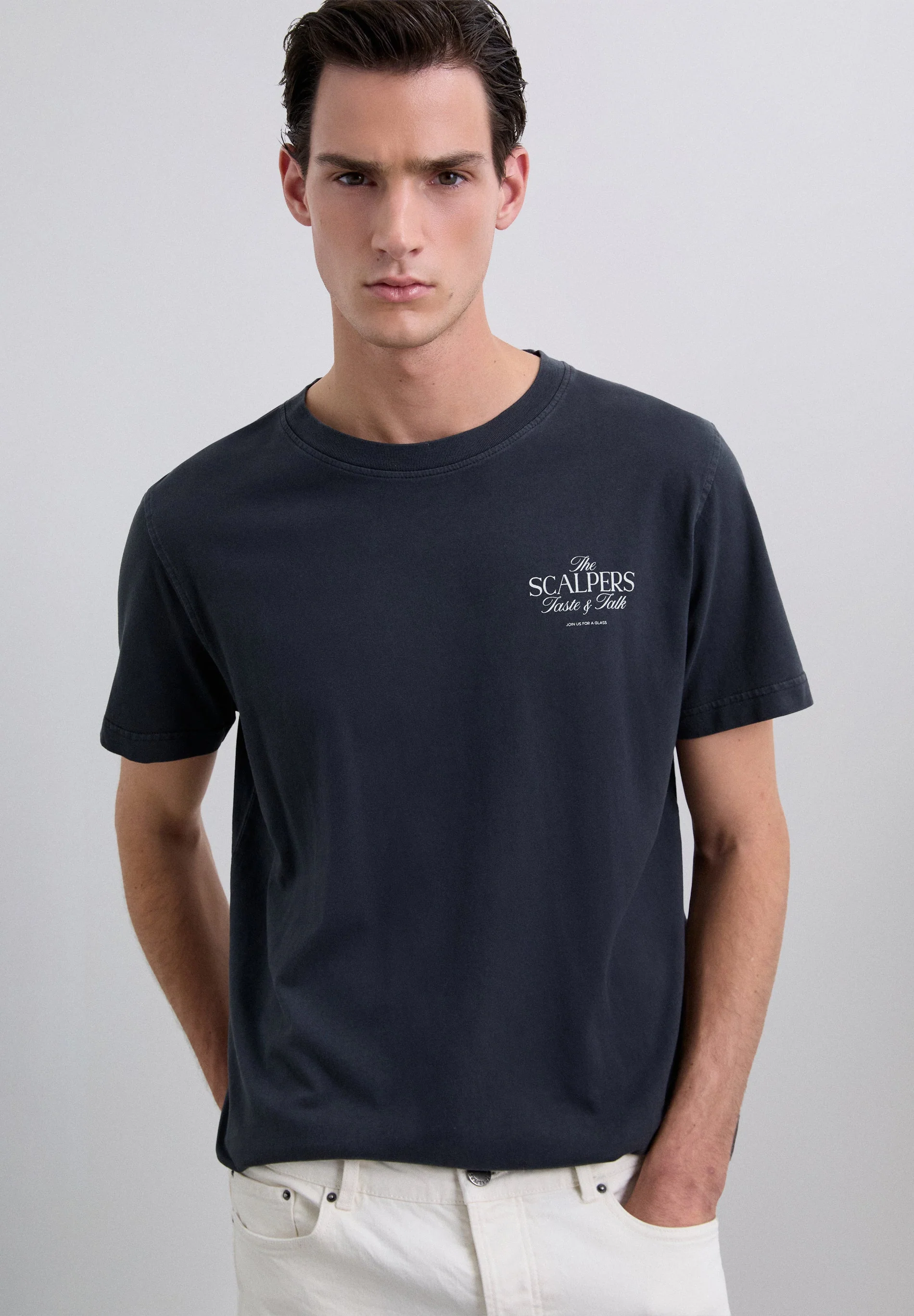 T-SHIRT WITH LOGO PRINT - Image 3