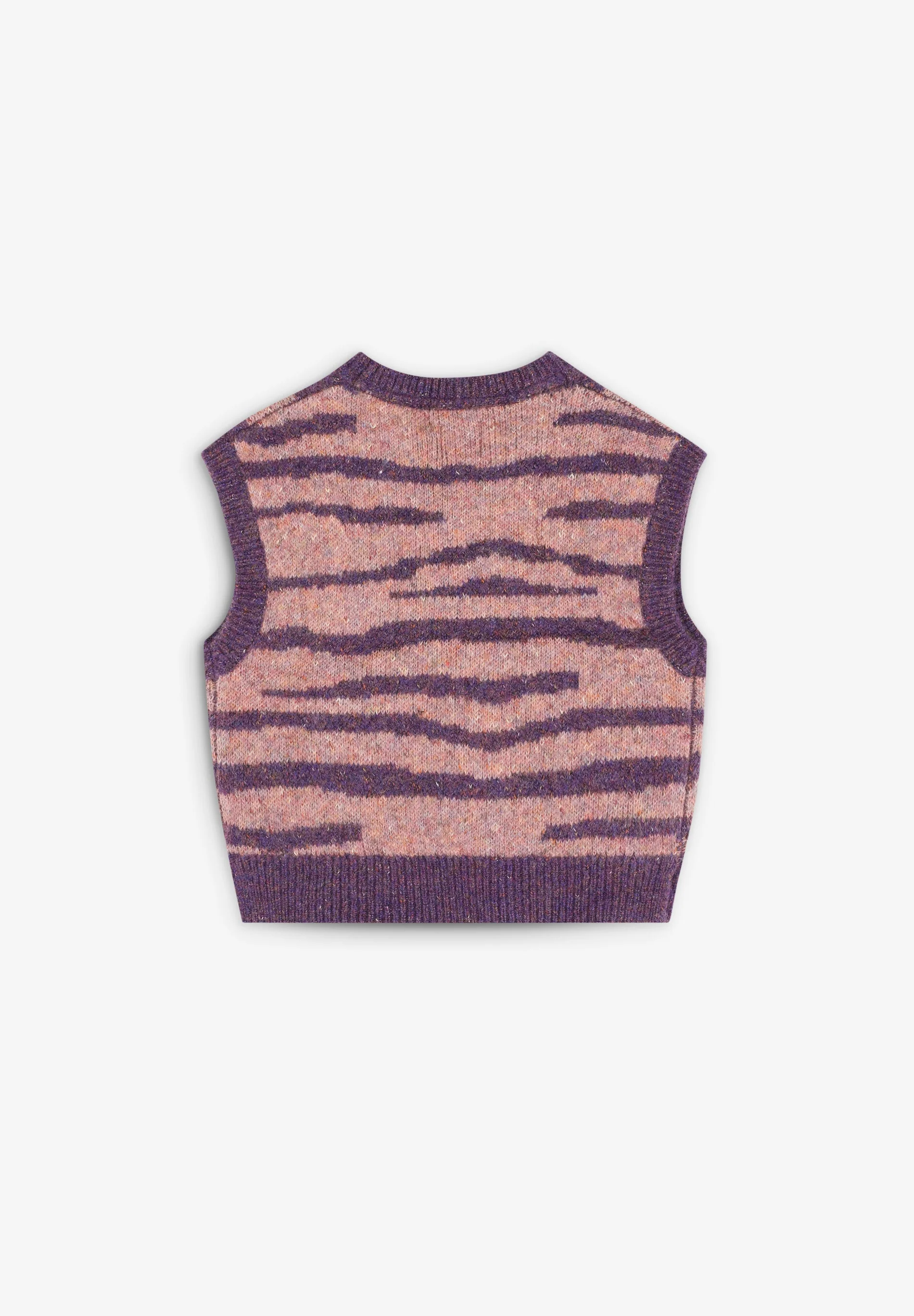 ANIMAL PRINT KNIT VEST - Image 6
