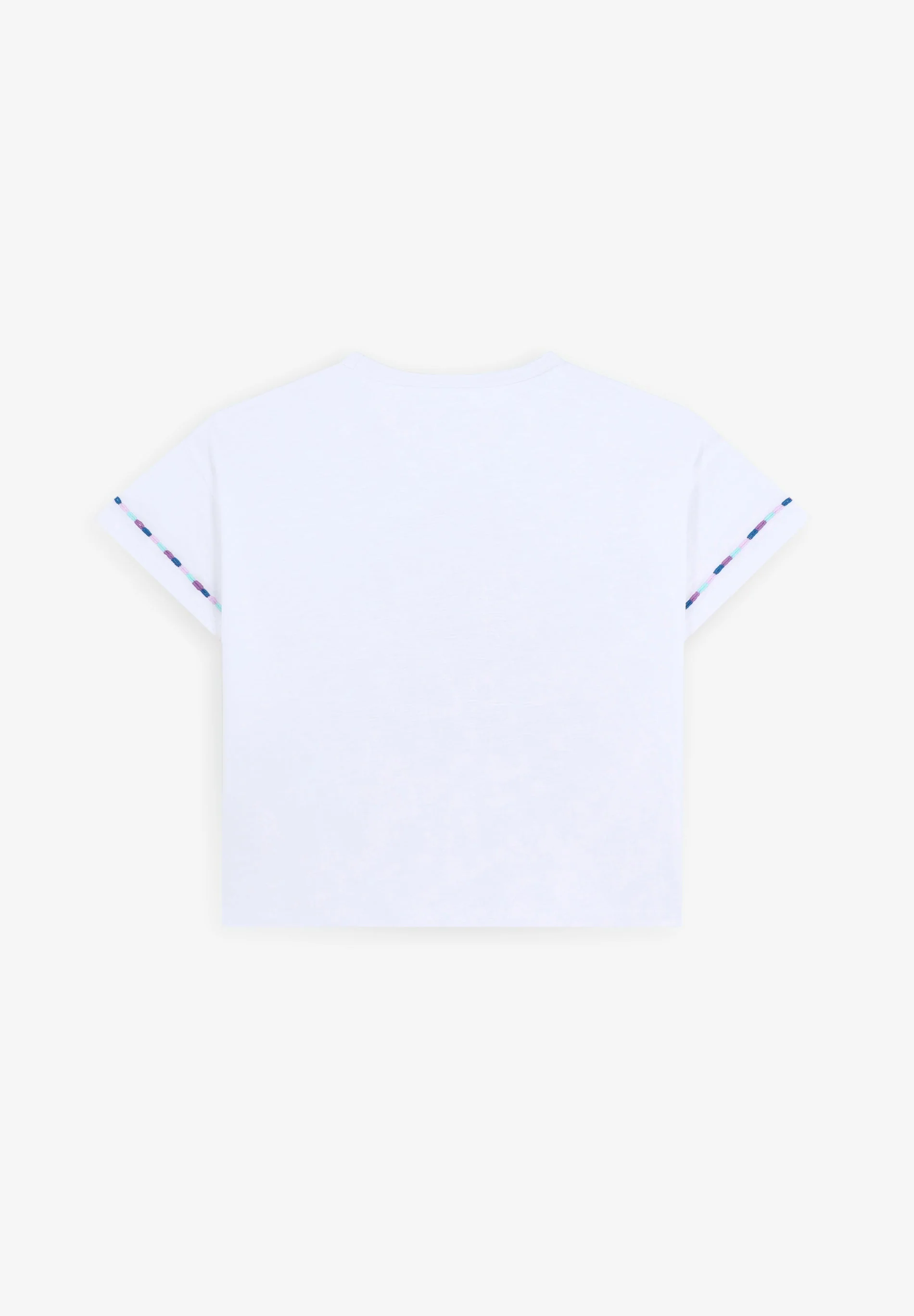 T-SHIRT WITH THREE-TONE EMBROIDERED SKULL - Image 6