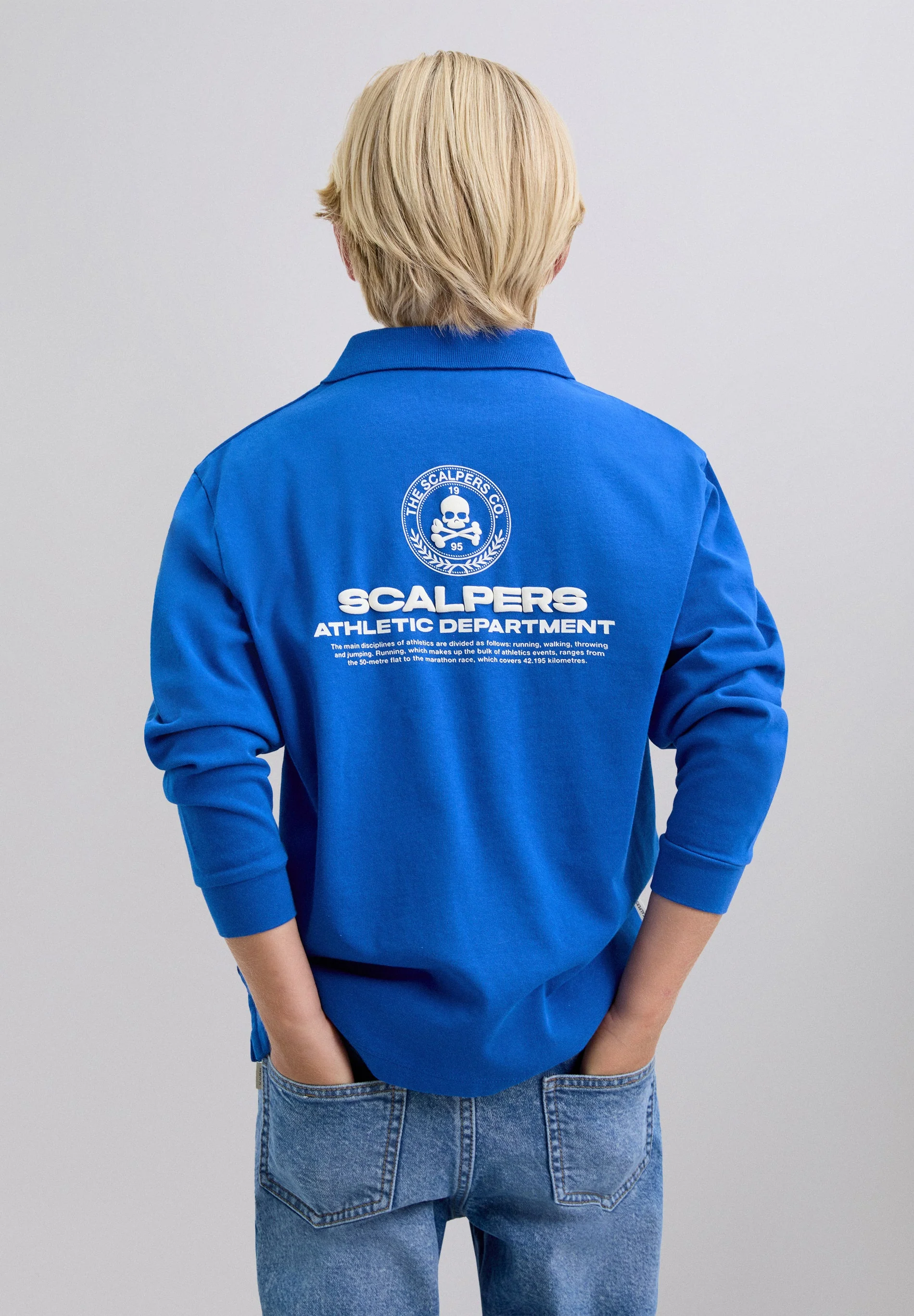 LONG SLEEVE PRINTED POLO SHIRT - Image 8