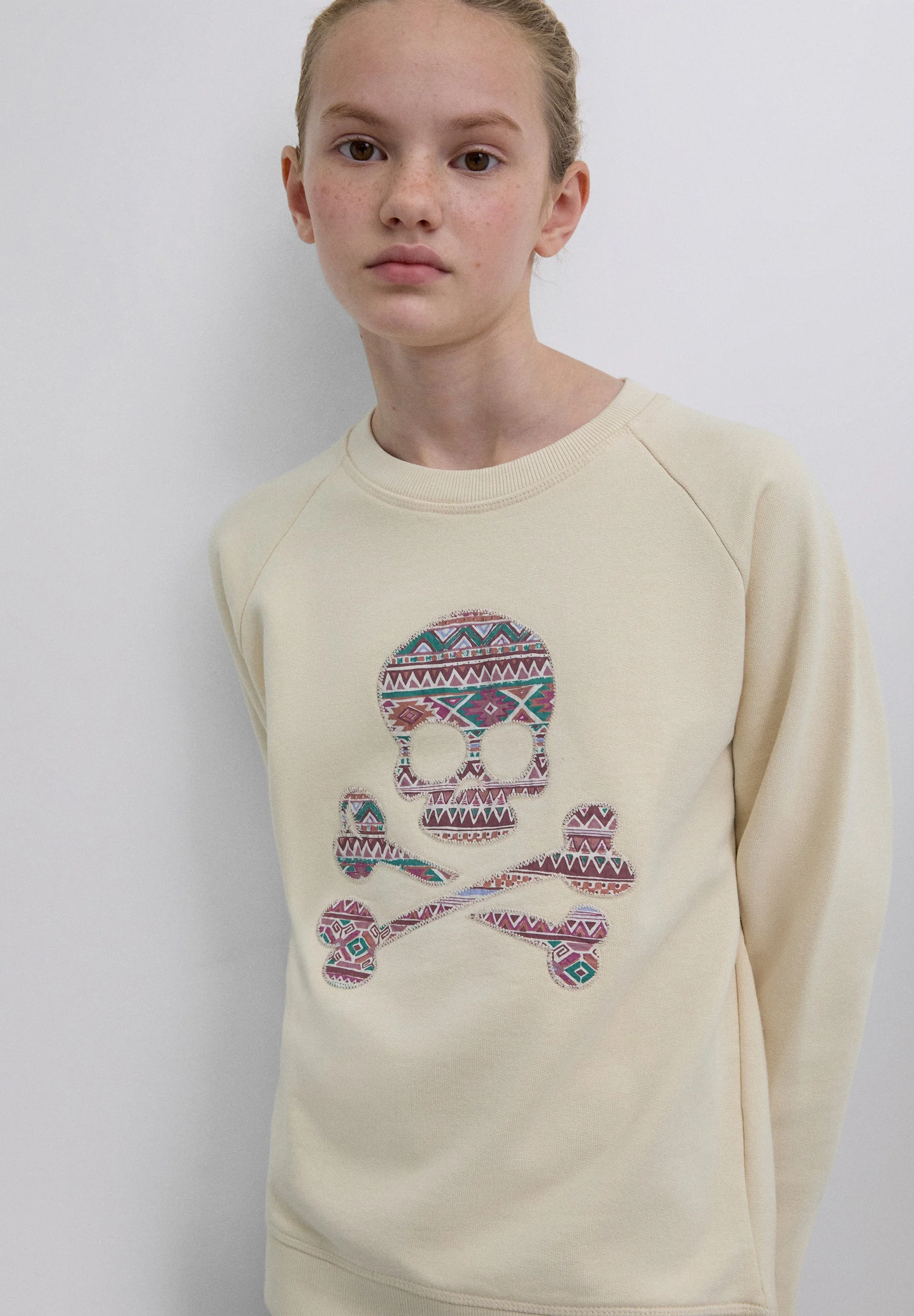 SKULL PRINT HOODIE - Image 3