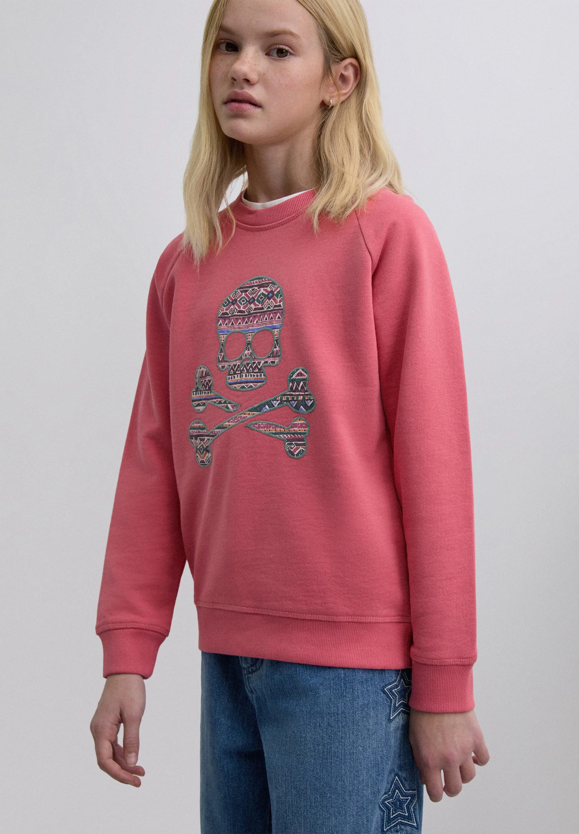 SKULL PRINT HOODIE - Image 2