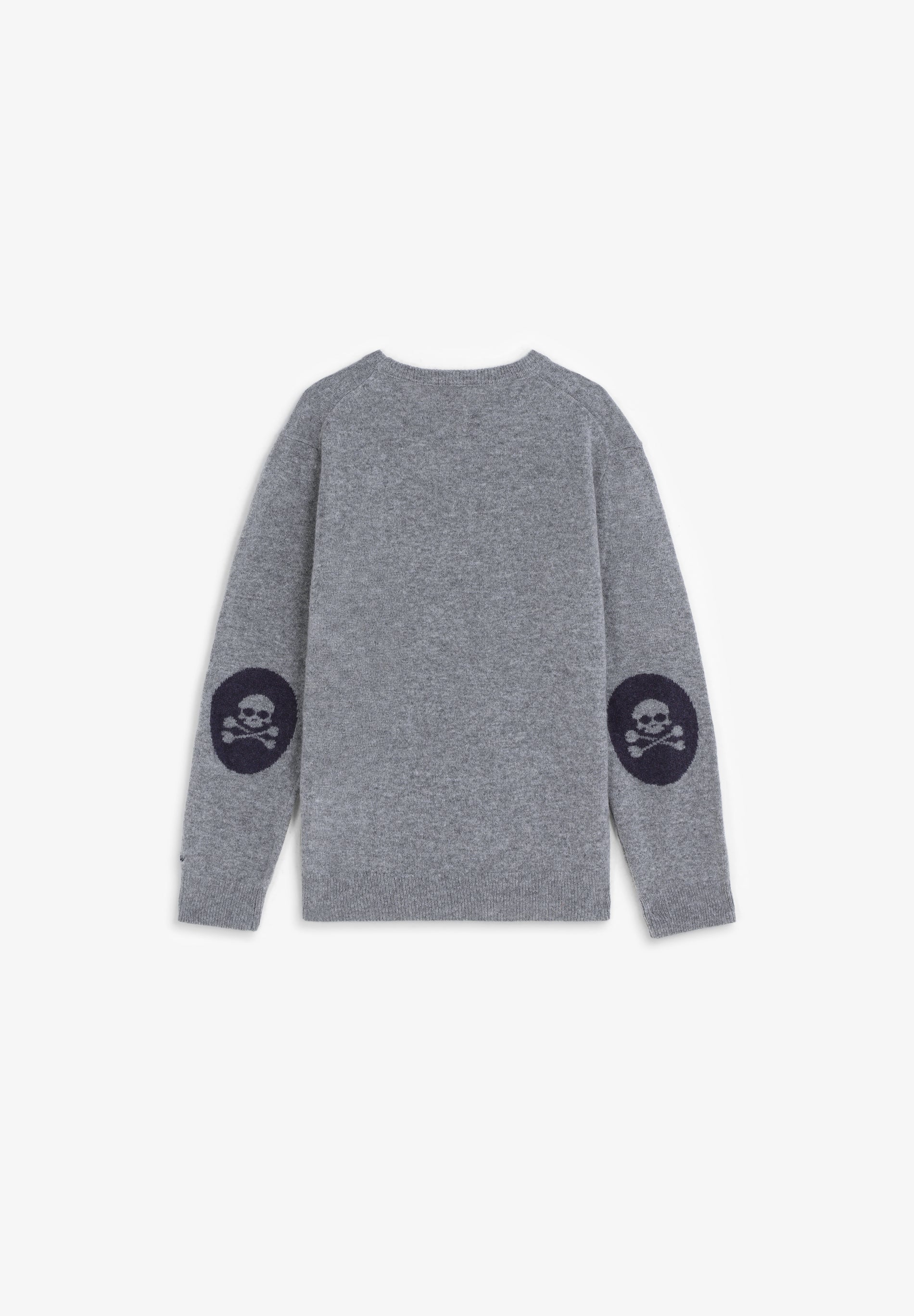 WOOL SWEATER WITH SKULL - Image 7