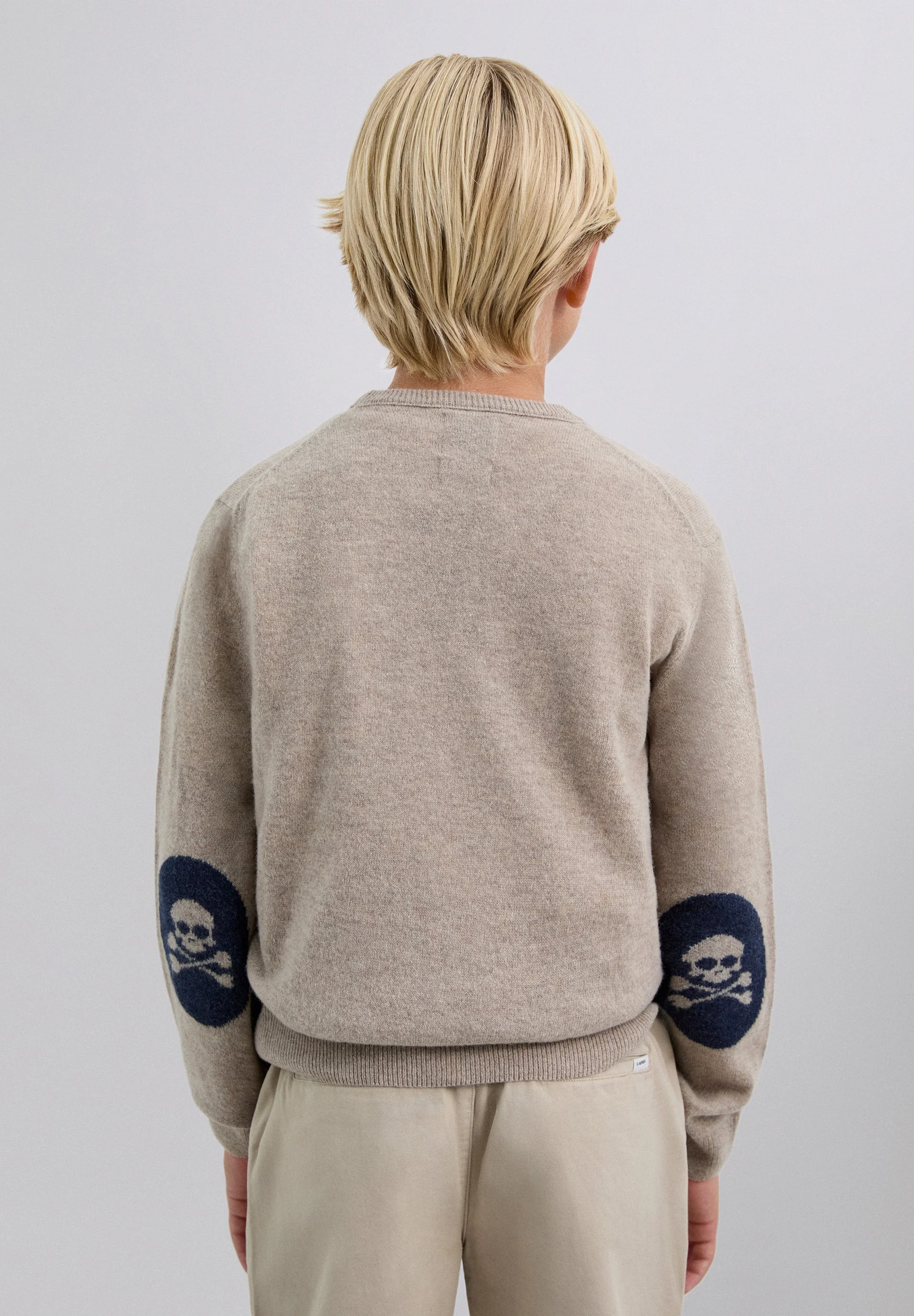 WOOL SWEATER WITH SKULL - Image 4