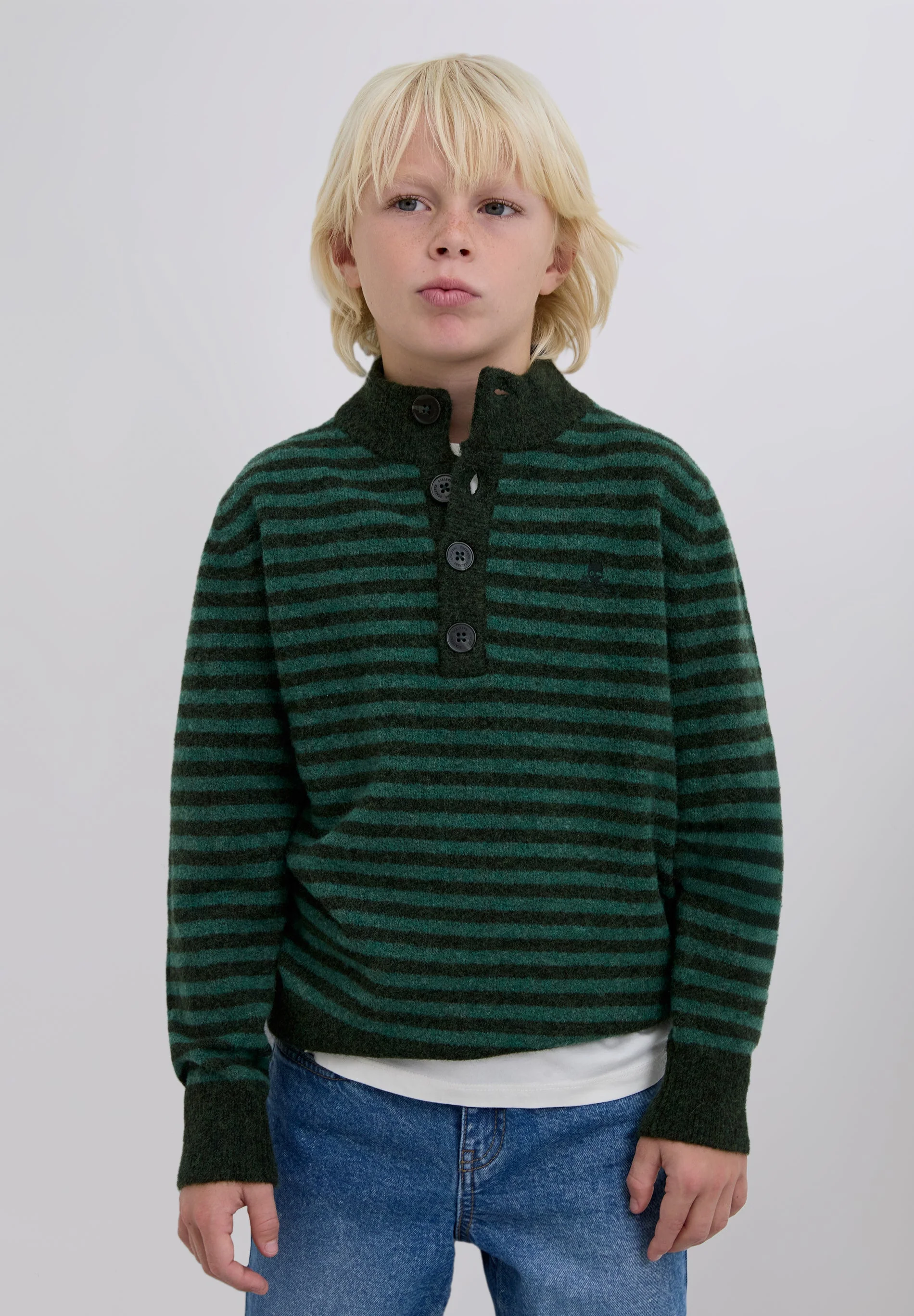SCSTRIPES BUTTON TRICOT KIDS - Image 2