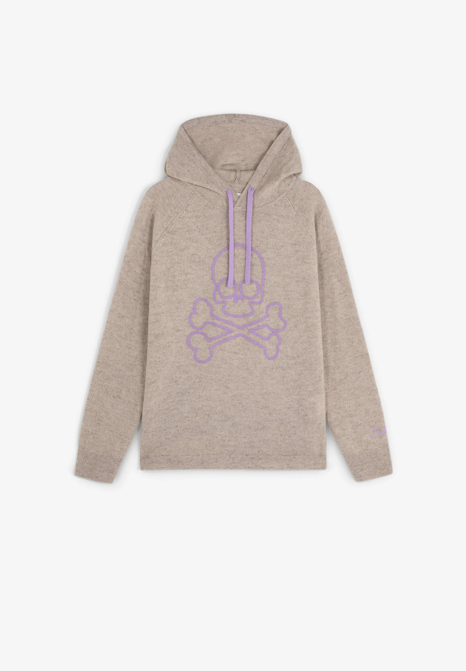 KNIT HOODIE WITH SKULL - Image 5
