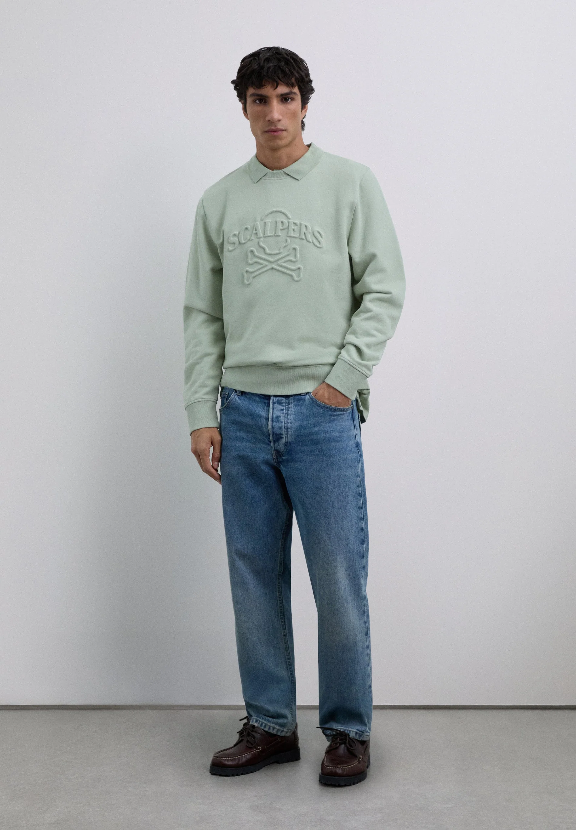 SWEATSHIRT WITH RAISED LOGO - Image 2