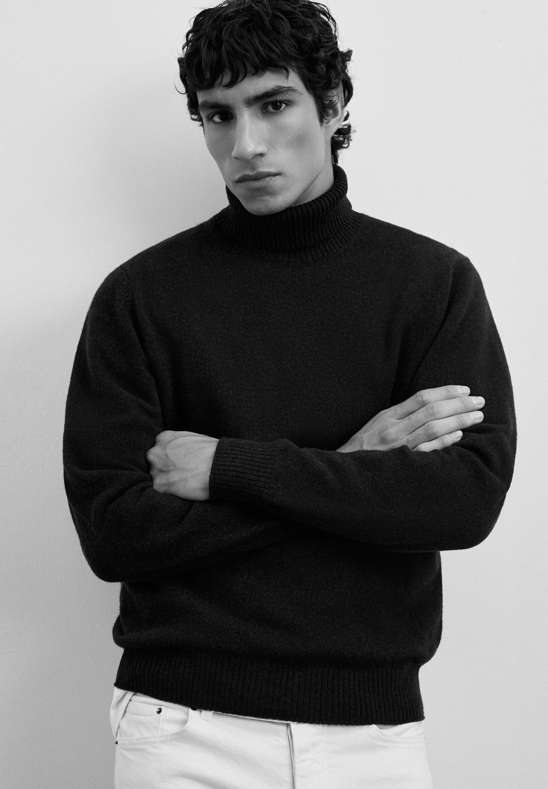 HIGH NECK WOOL SWEATER - Image 2