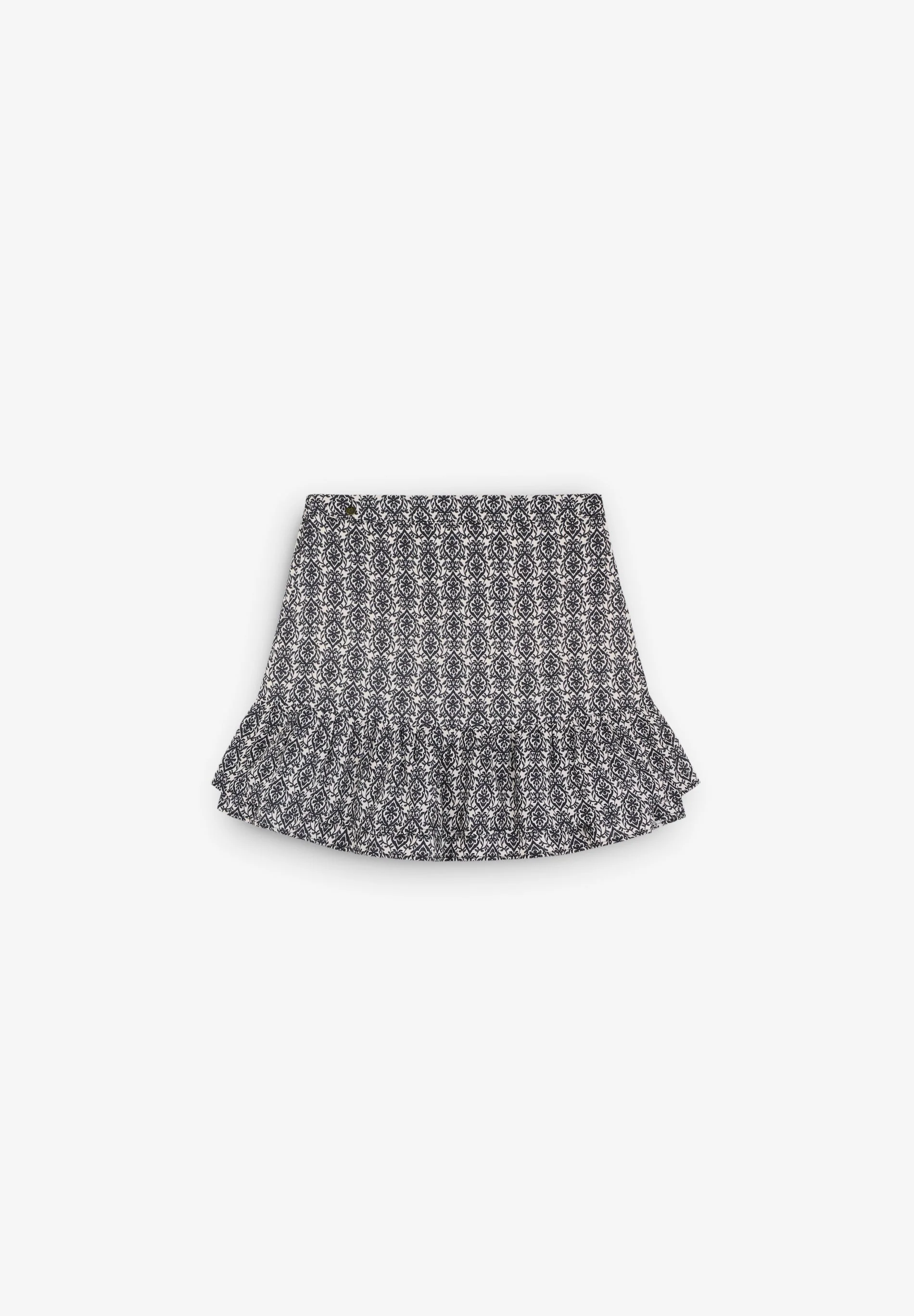 PRINTED RUFFLE SKIRT - Image 6