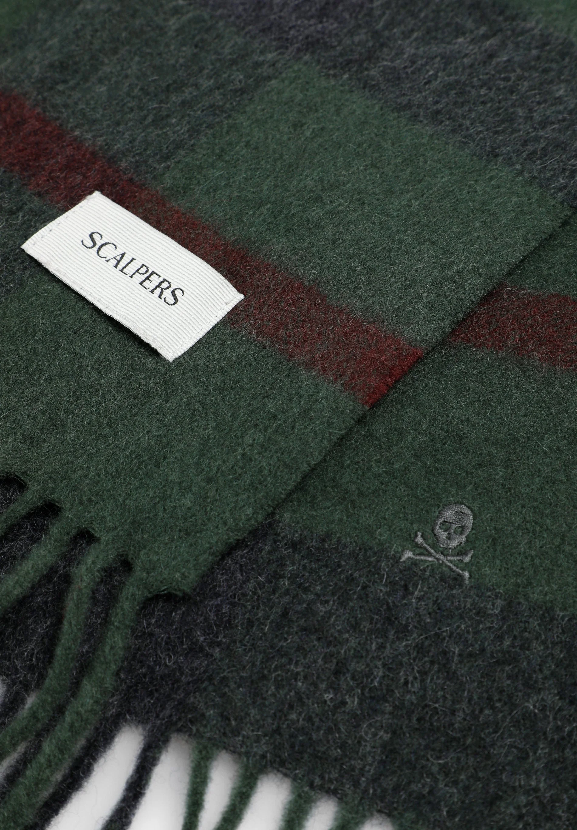 TARTAN WOOL SCARF - Image 4