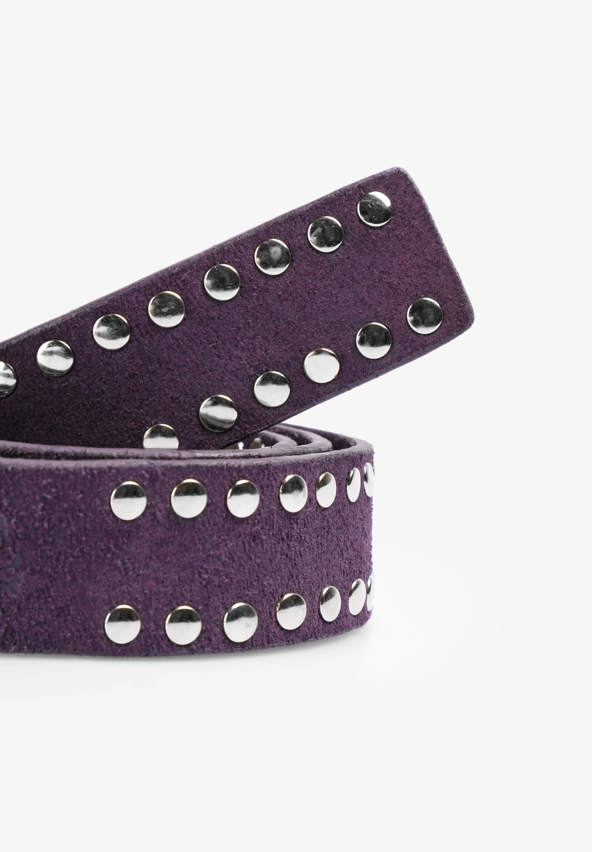STUDDED SUEDE BELT - Image 3