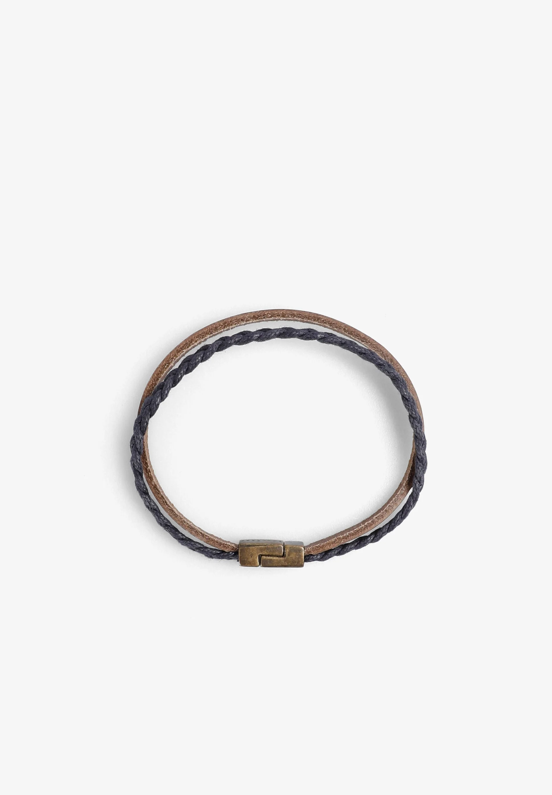 LEATHER BRACELET WITH SKULL - Image 2