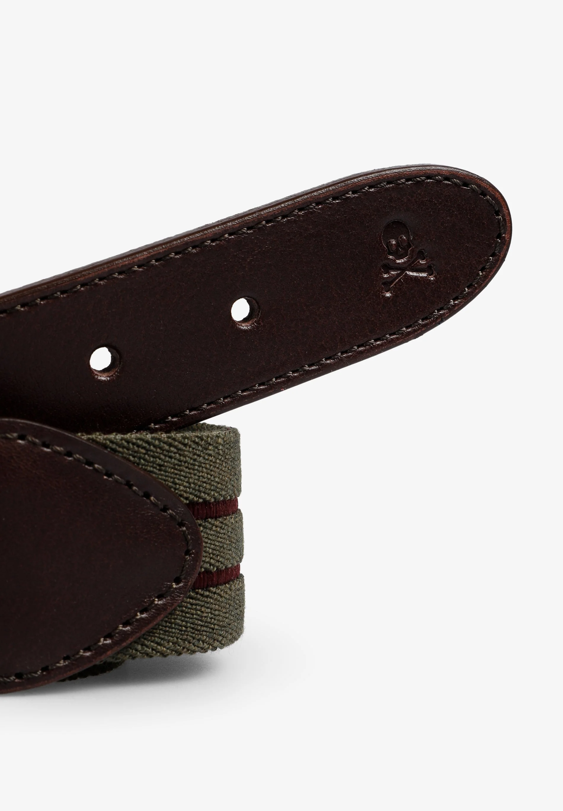 LEATHER BELT WITH SKULL - Image 3