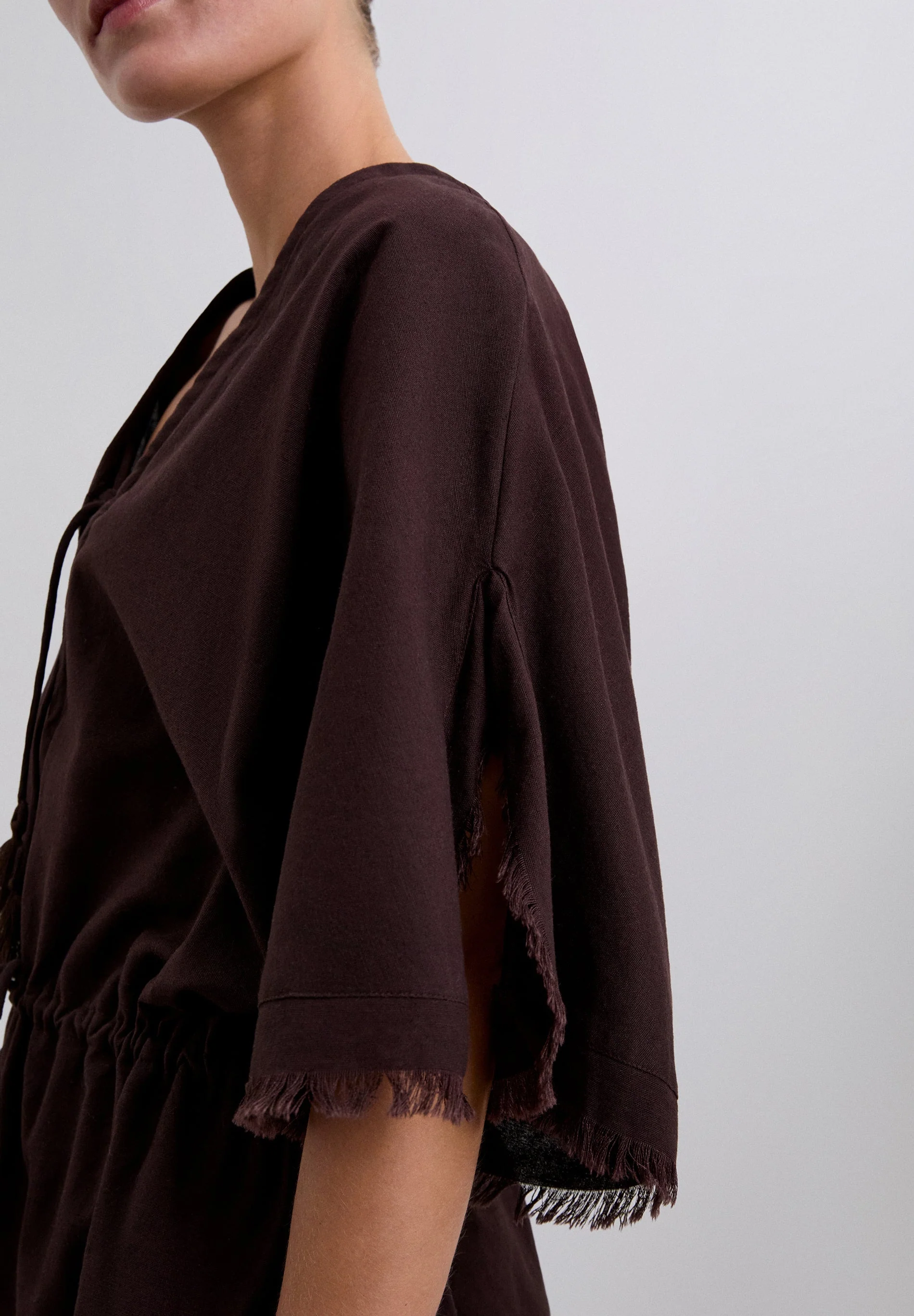 COTTON AND LINEN JUMPSUIT - Image 4