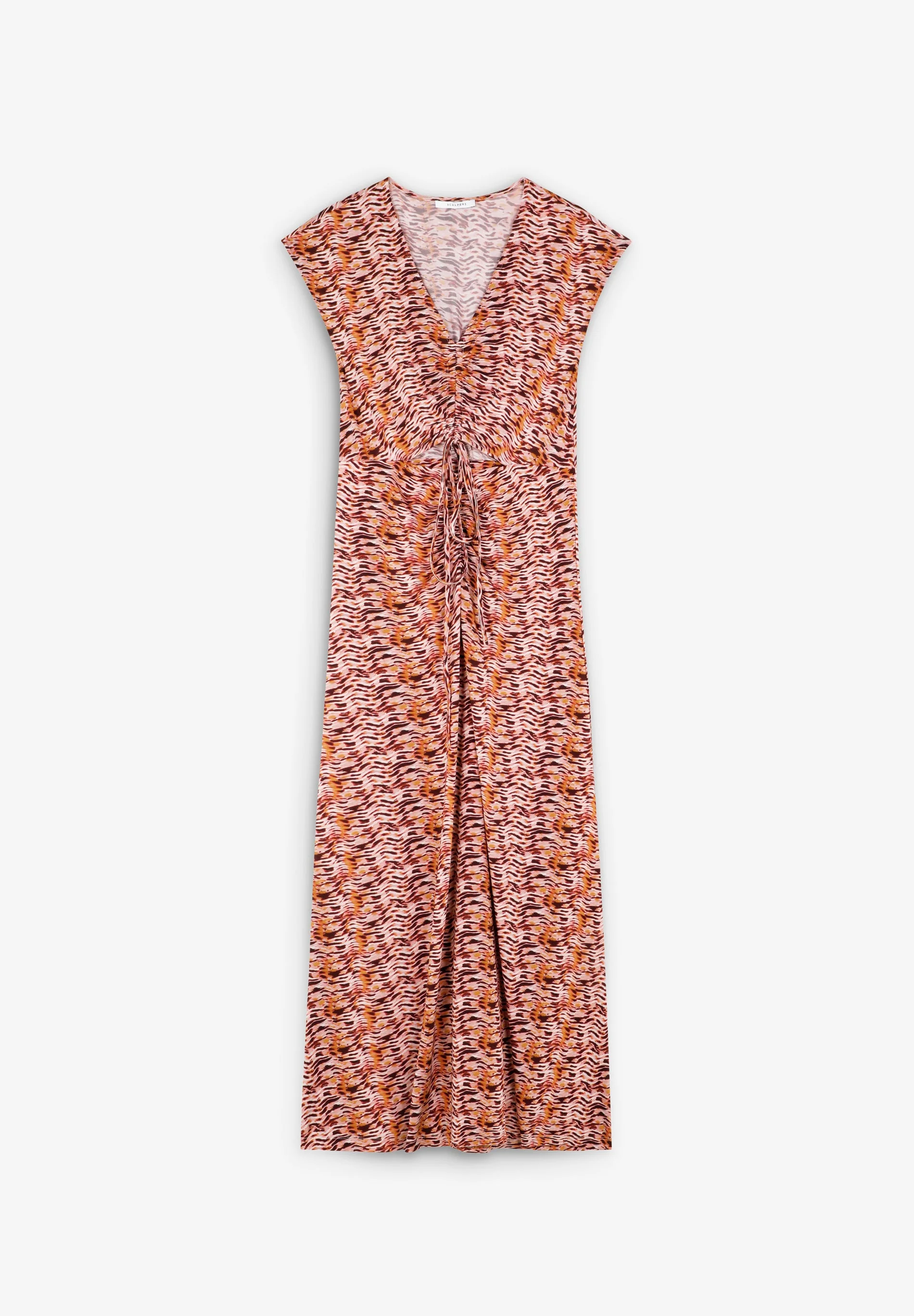 PRINTED CUT-OUT DRESS - Image 5
