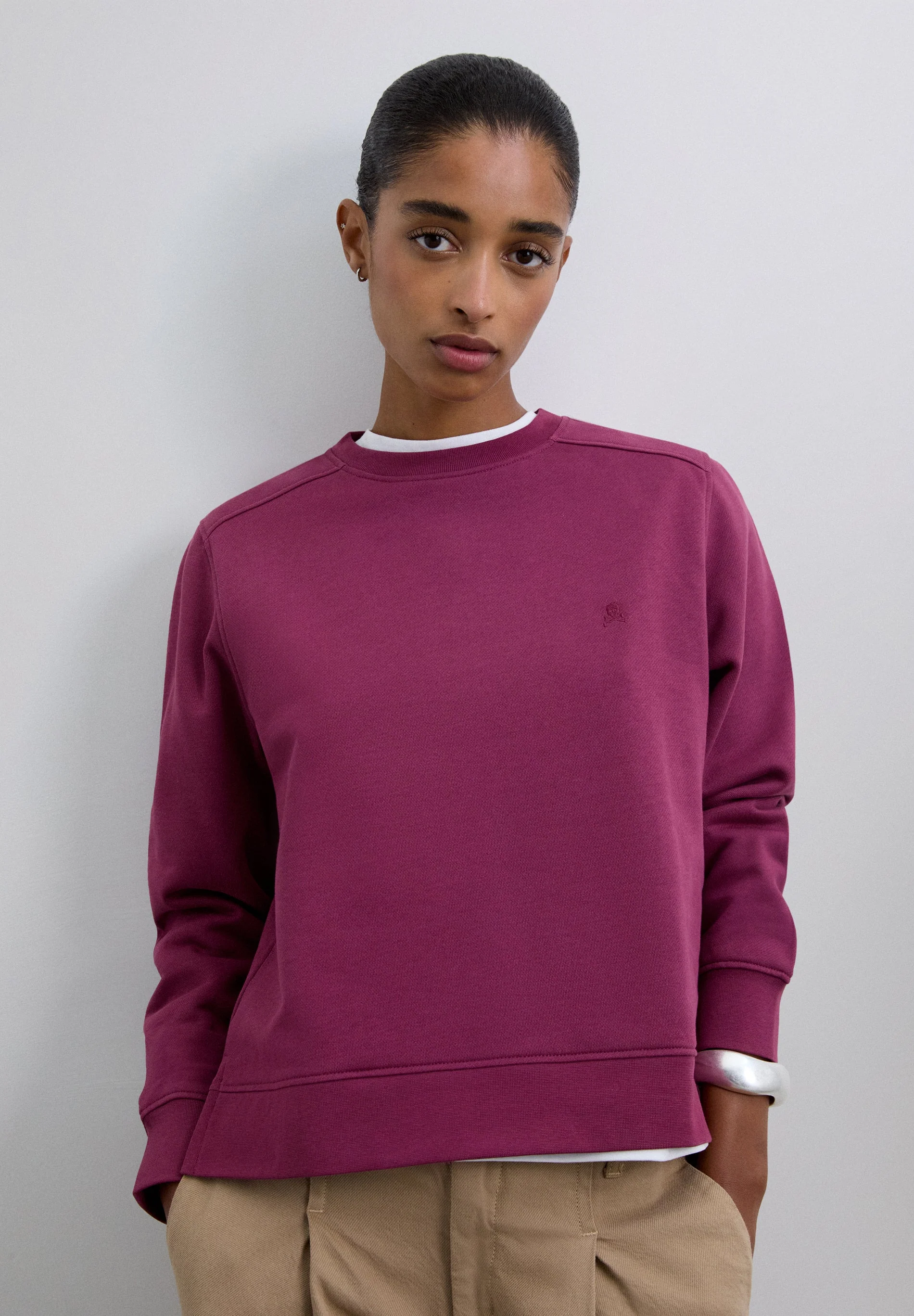 BASIC SKULL SWEATSHIRT - Image 3