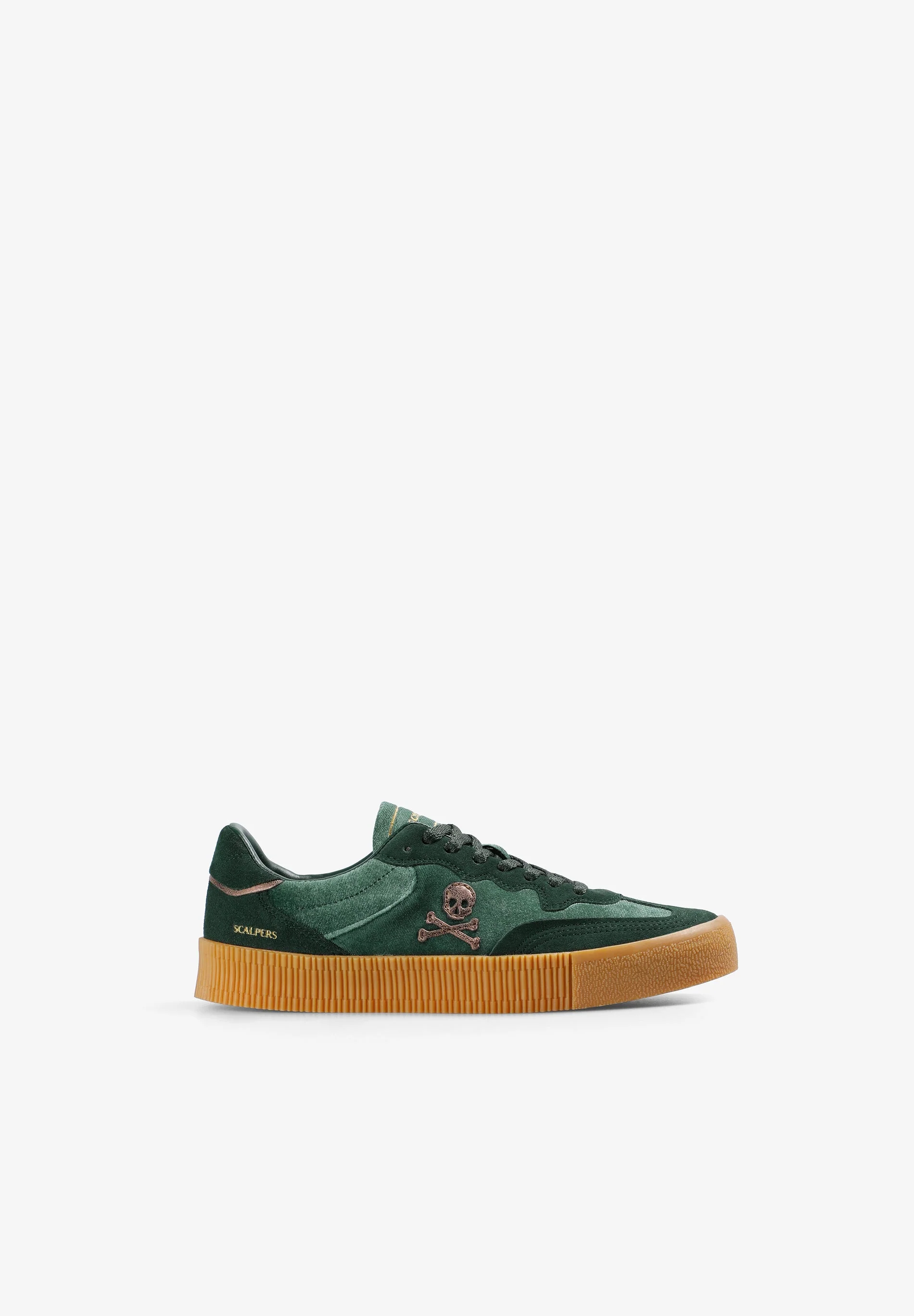 SUEDE SNEAKERS WITH SKULL