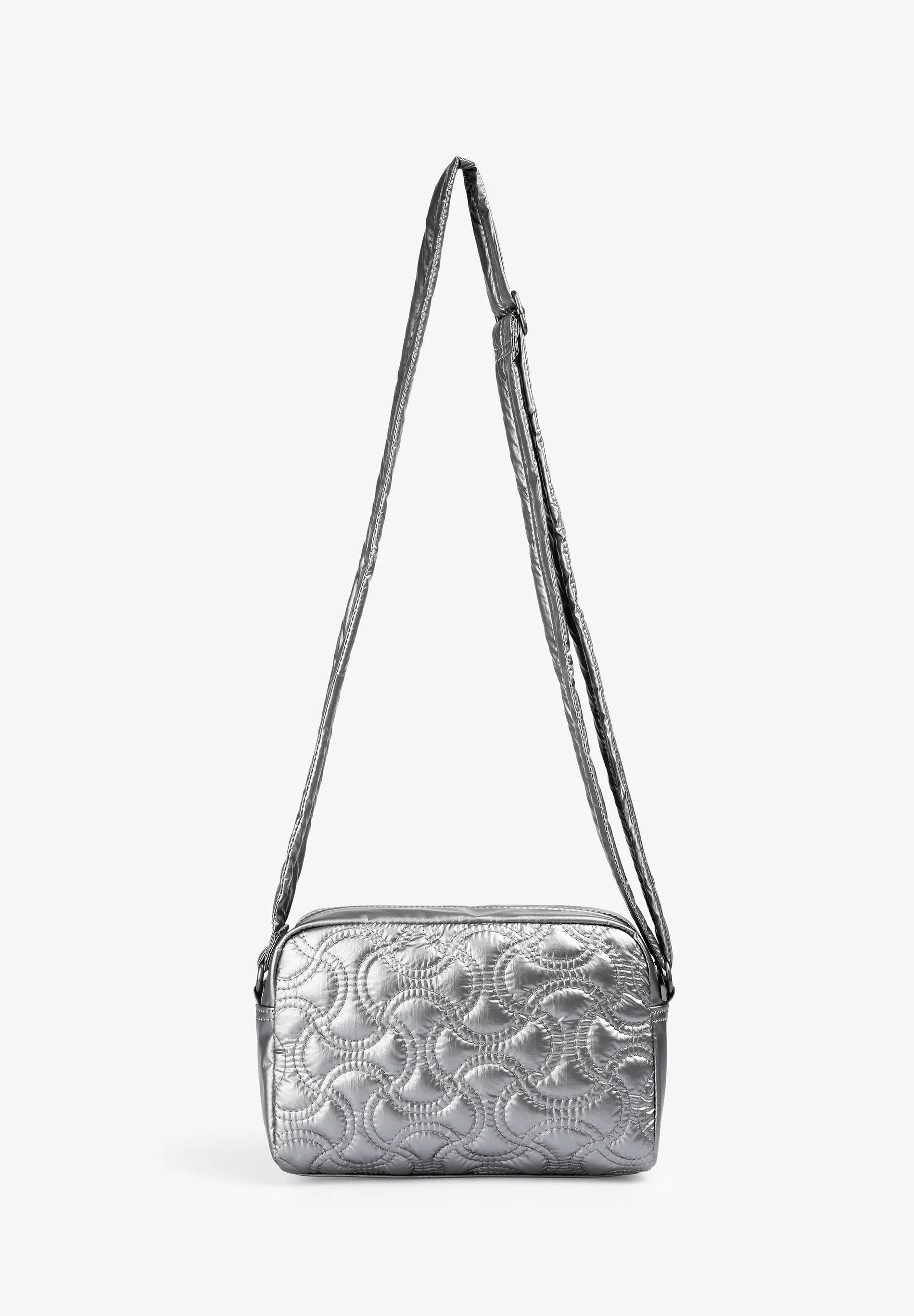 QUILTED METALLIC CROSSBODY BAG - Image 3