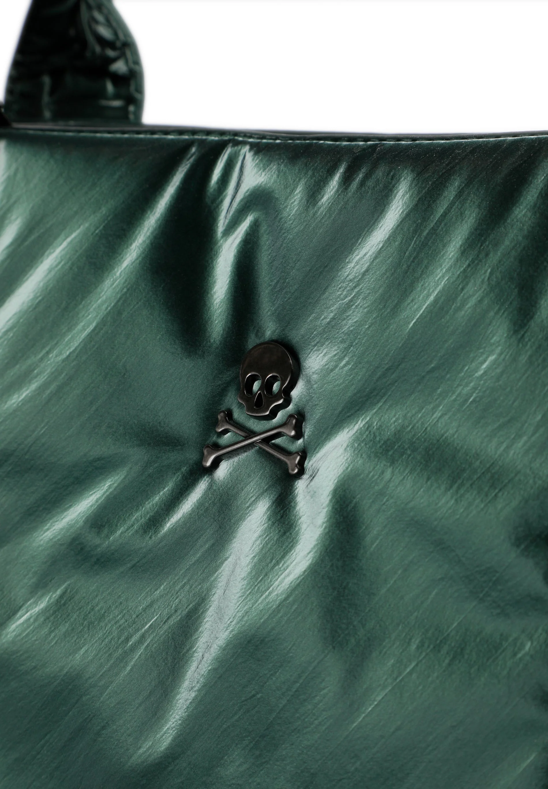 METALLIC TOTE BAG WITH LOGO - Image 5