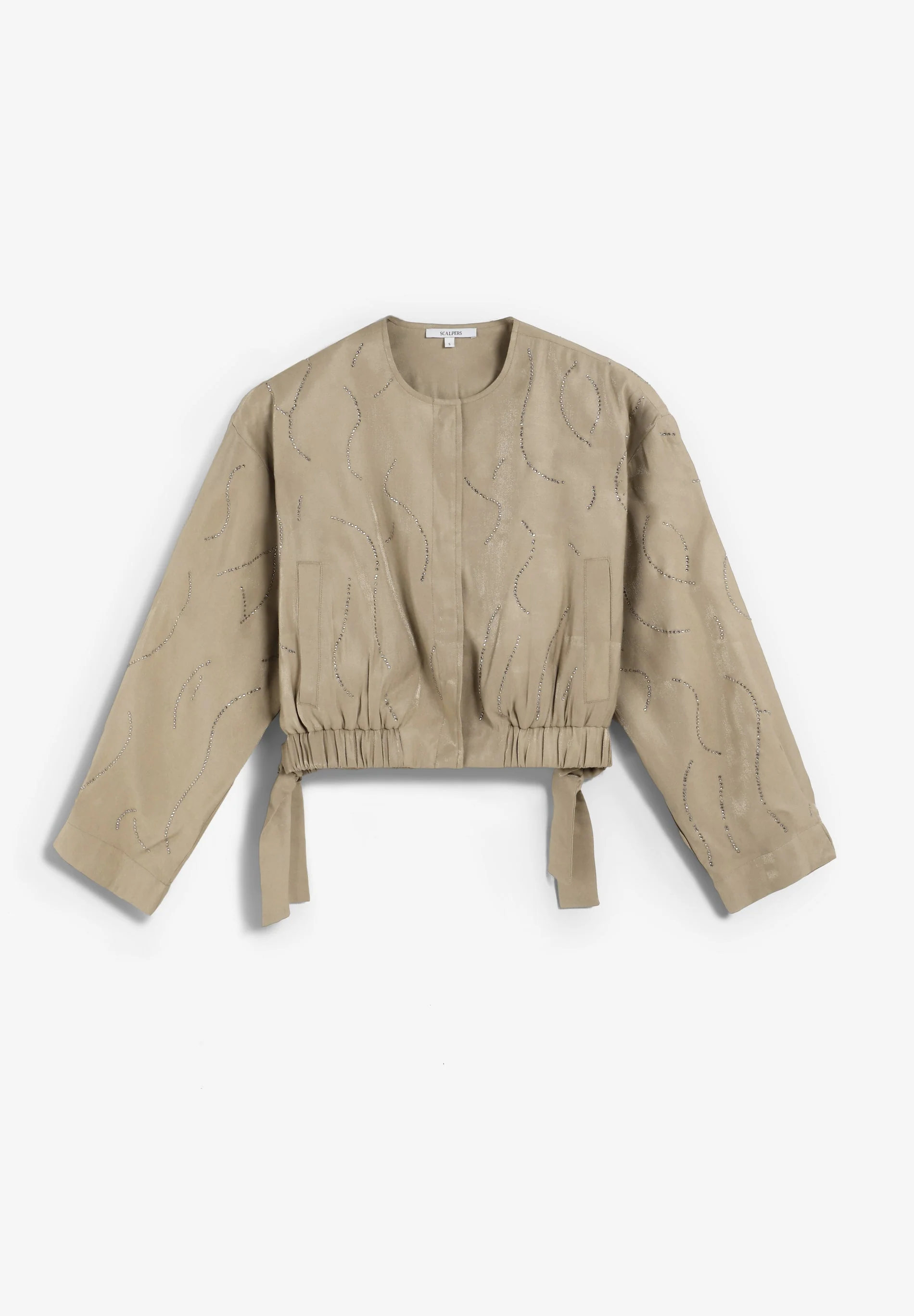 RHINESTONE BOMBER JACKET - Image 6