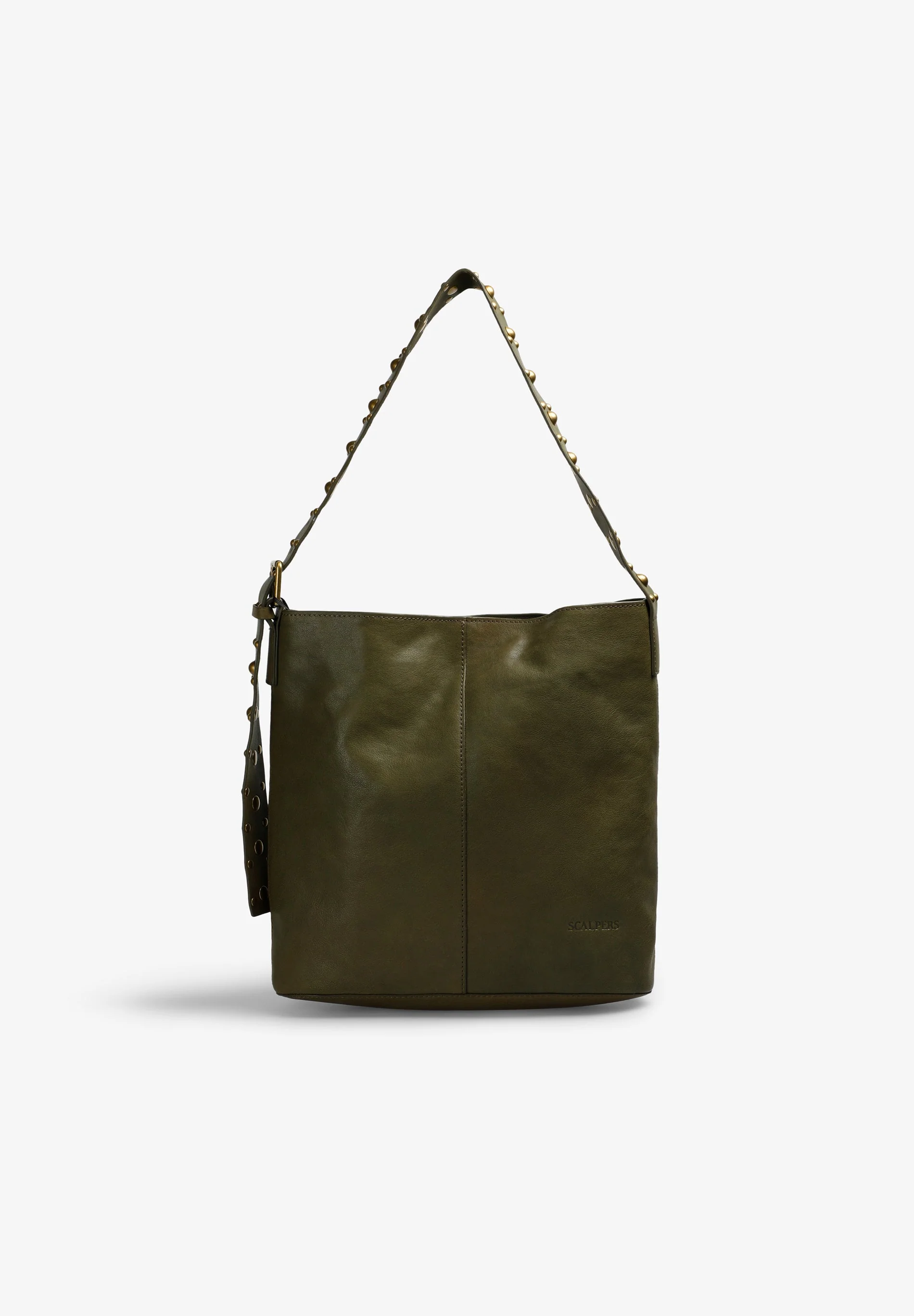 STUDDED LEATHER BAG - Image 2