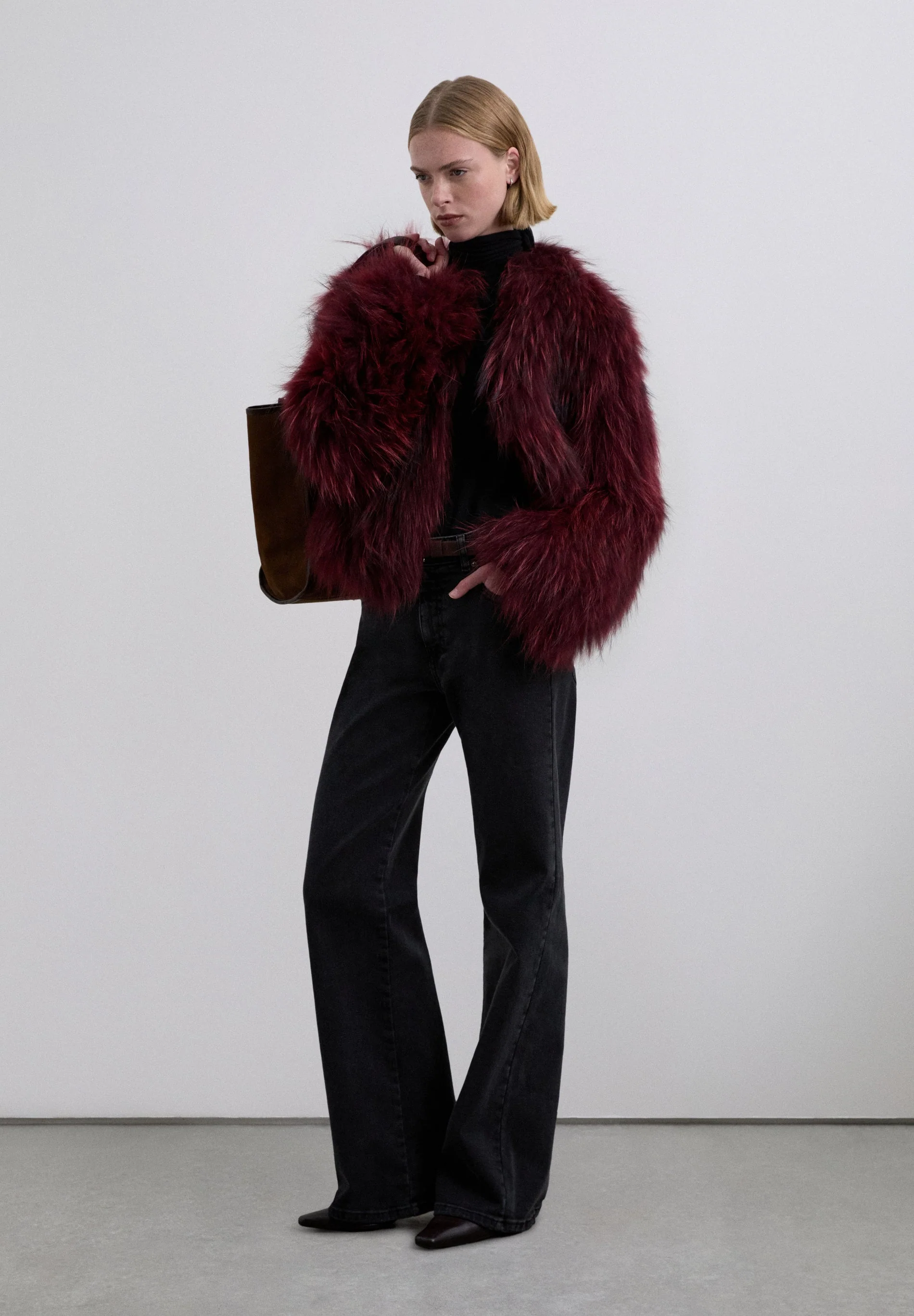 NATURAL RACOON JACKET - Image 3