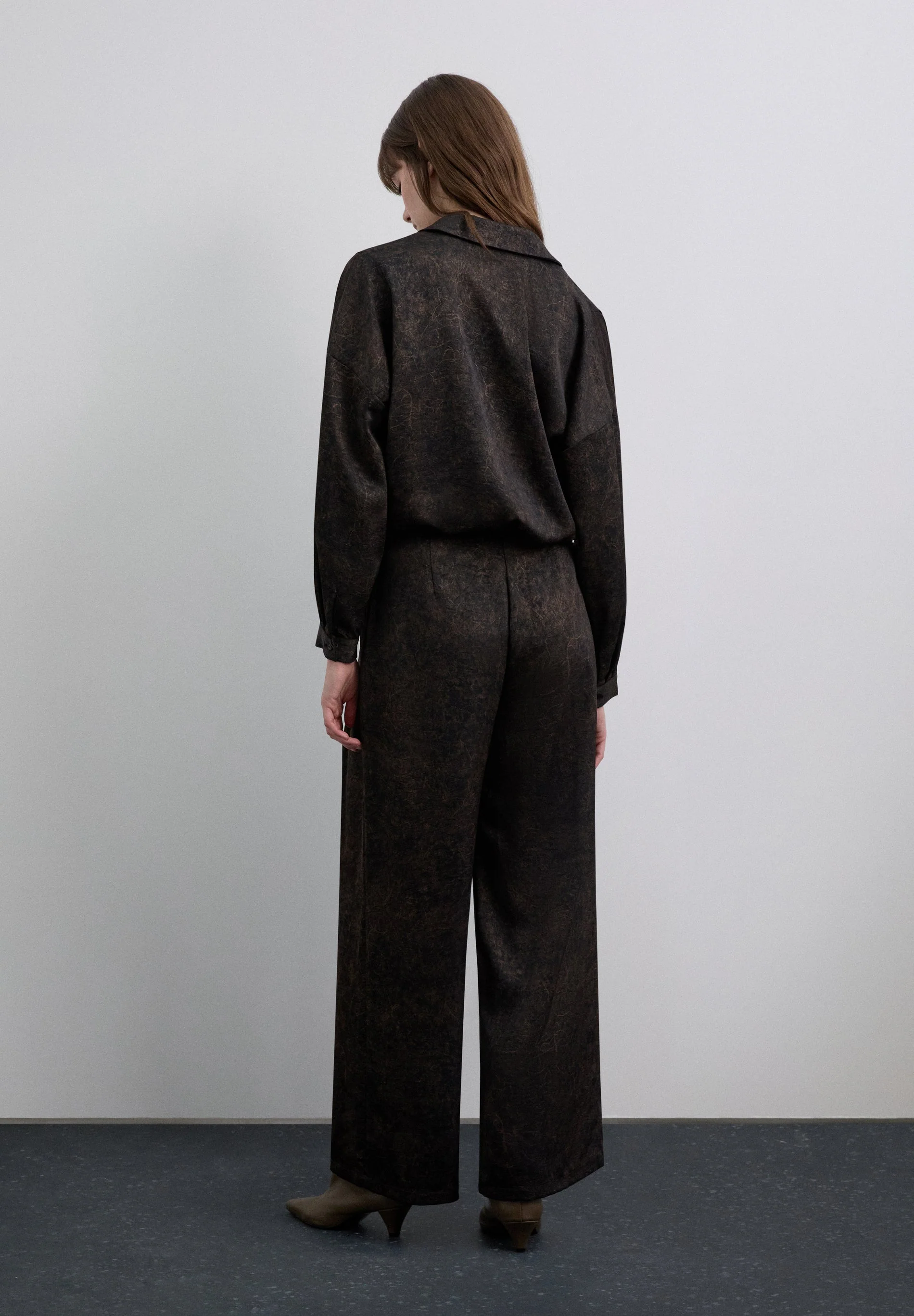 PRINTED SATIN TROUSERS - Image 6